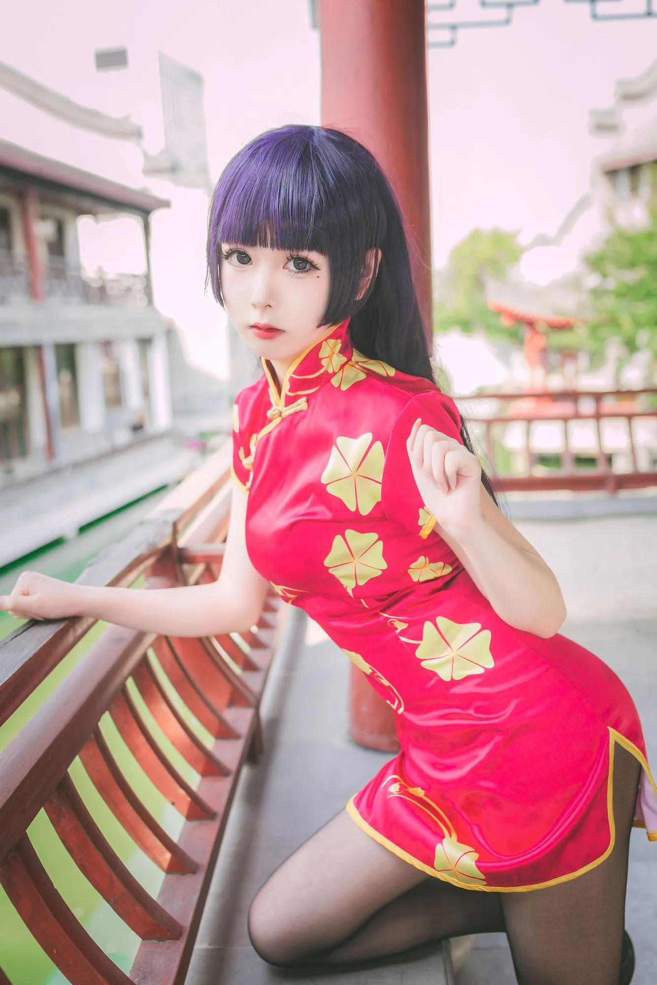 图片[3]-No.004-五更琉璃 新春旗袍 [22P]-coswz-cos王者