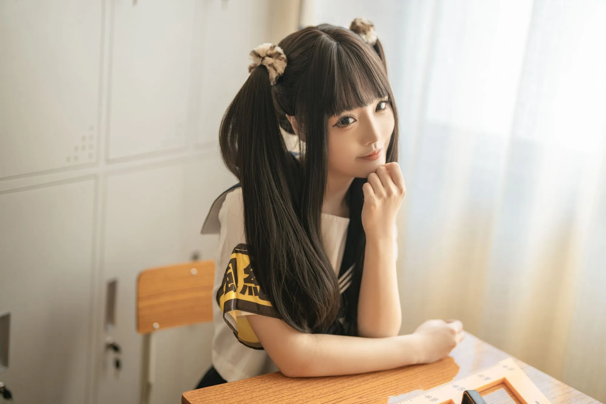 图片[2]-No.004-教室jk [33P]-coswz-cos王者