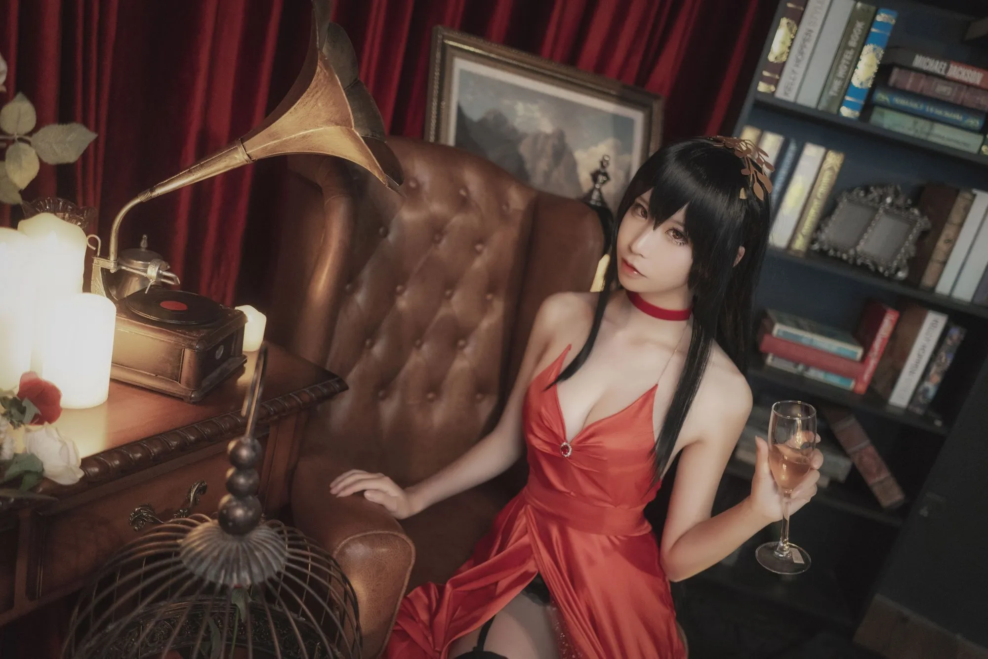 图片[4]-No.004-碧蓝航线 大凤 毒苹果礼服 [6P]-coswz-cos王者