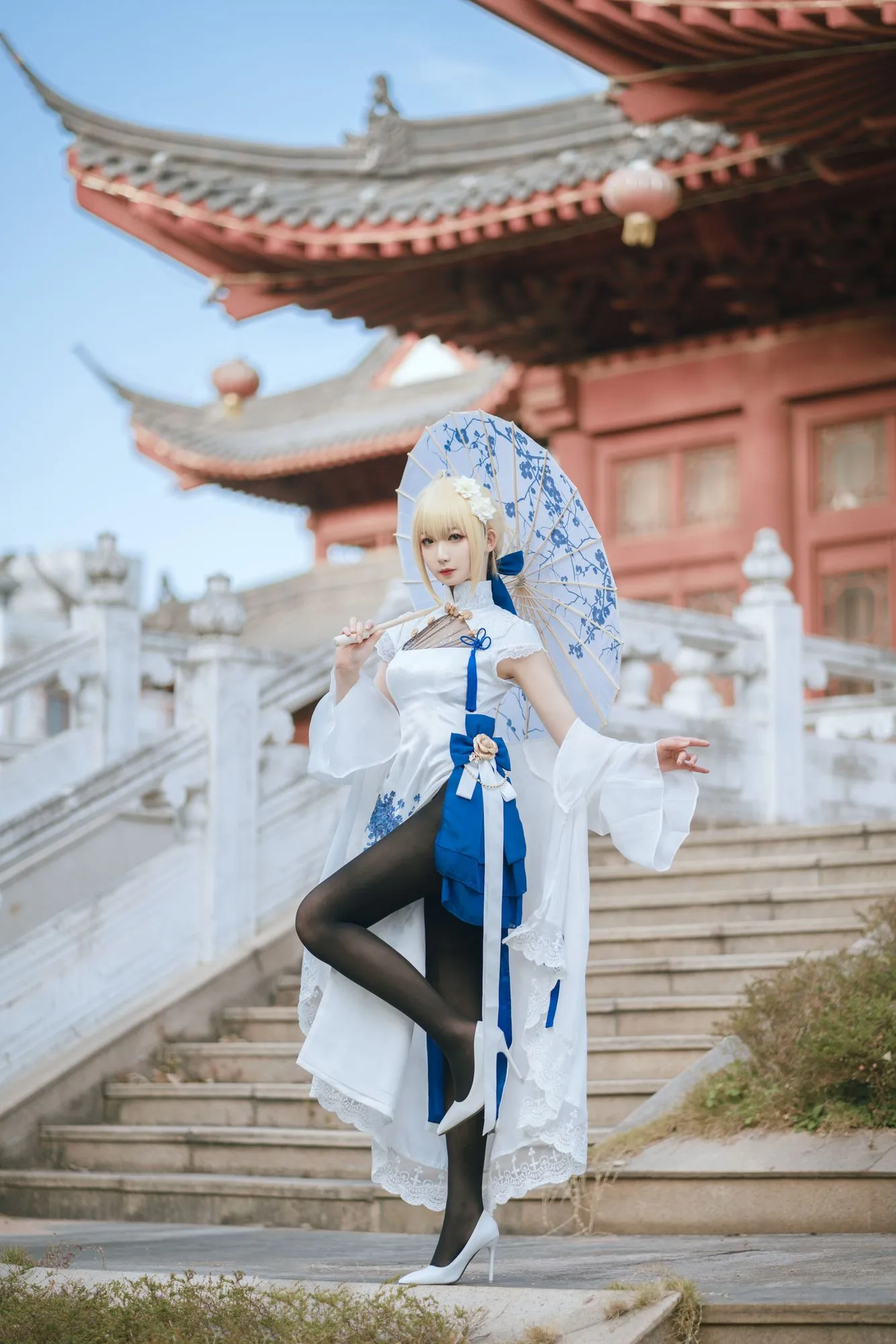 图片[4]-No.004-saber旗袍 [34P]-coswz-cos王者