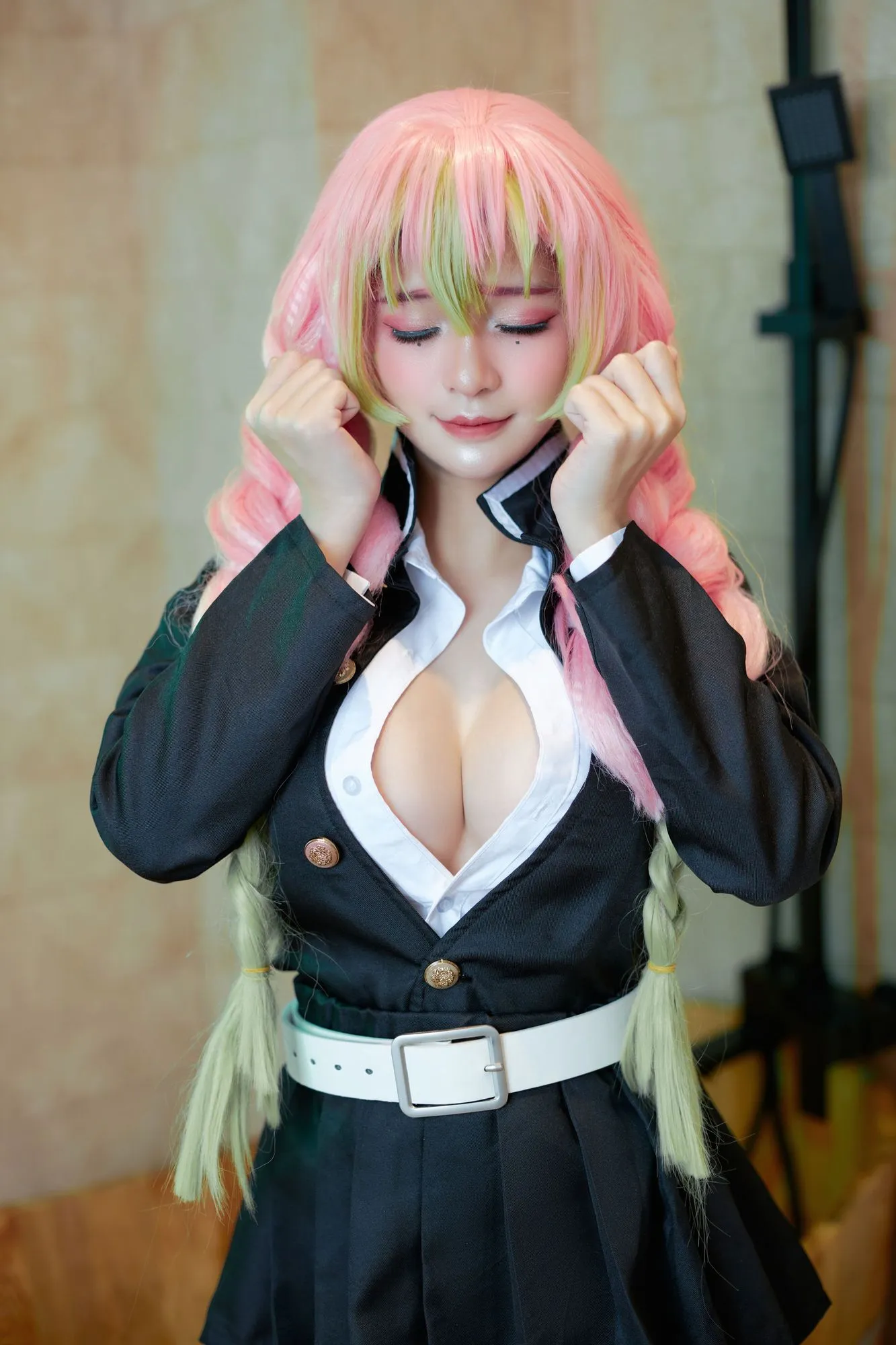 图片[2]-No.005-甘露寺蜜璃 COS [20P]-coswz-cos王者