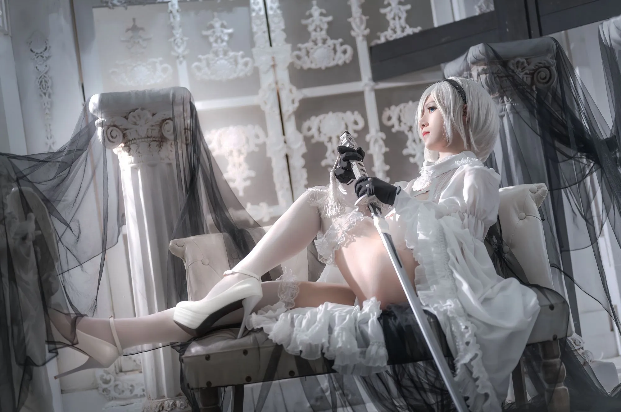 图片[3]-No.005-2B花嫁 [20P]-coswz-cos王者