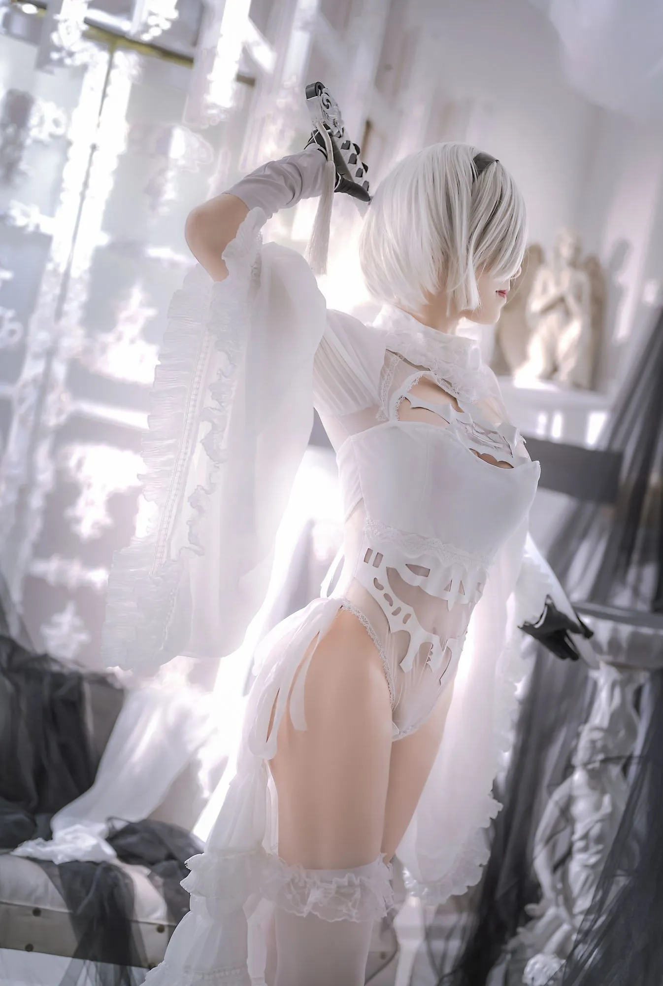 图片[4]-No.005-2B花嫁 [20P]-coswz-cos王者