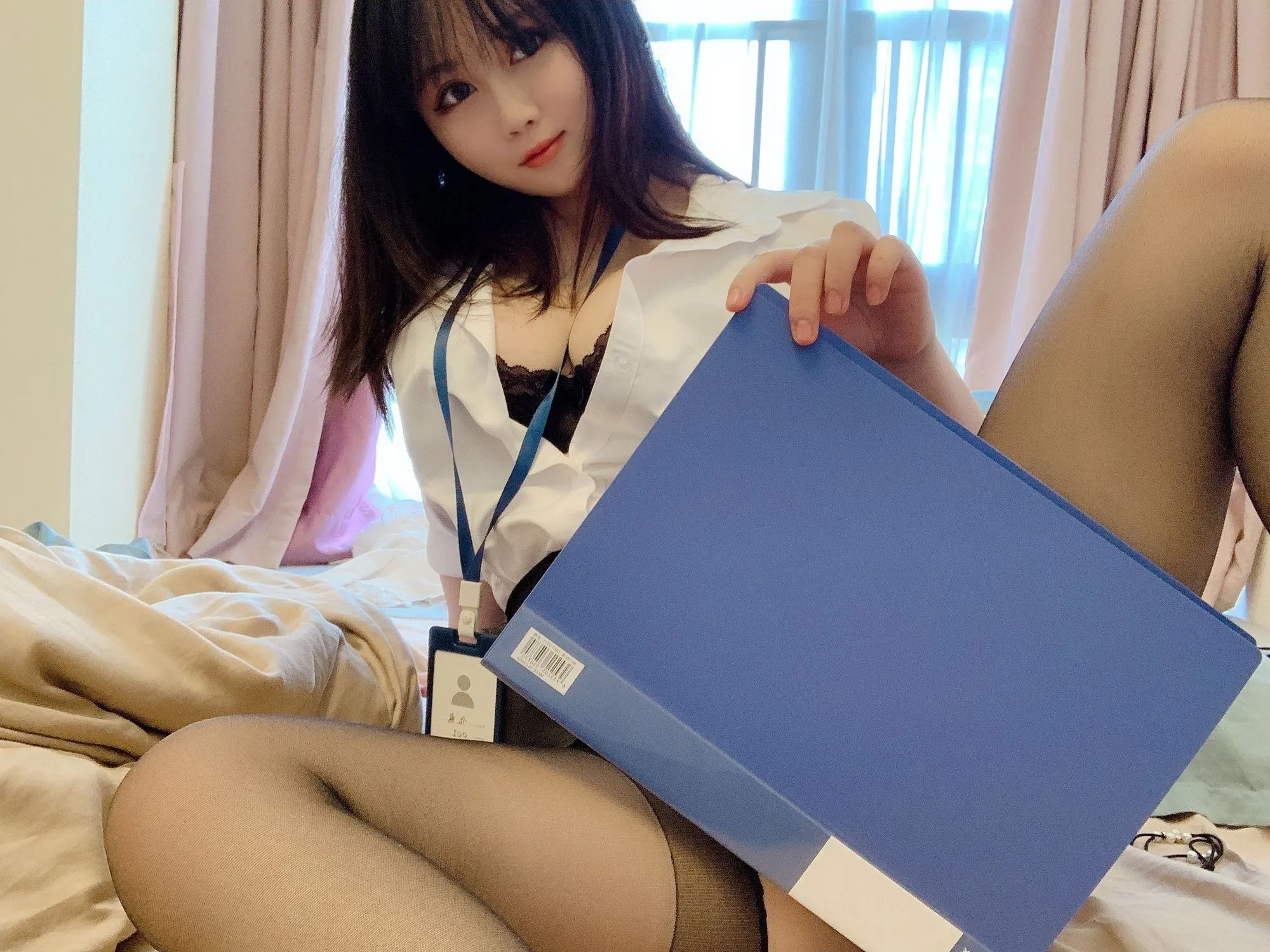 图片[2]-No.007-依酱黑丝制服 [29P]-coswz-cos王者
