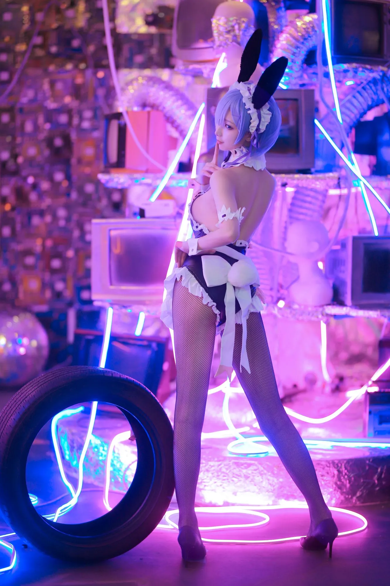 图片[5]-No.007-蕾姆兔女郎 [18P]-coswz-cos王者