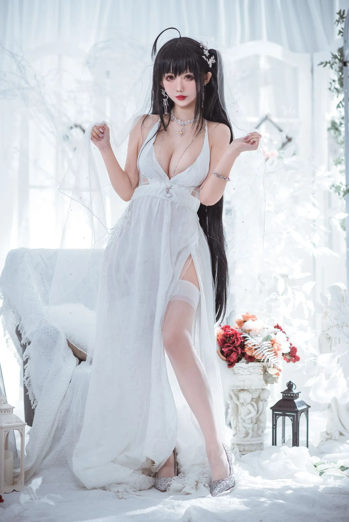 图片[2]-No.008-大凤纯白婚纱 [30P]-coswz-cos王者