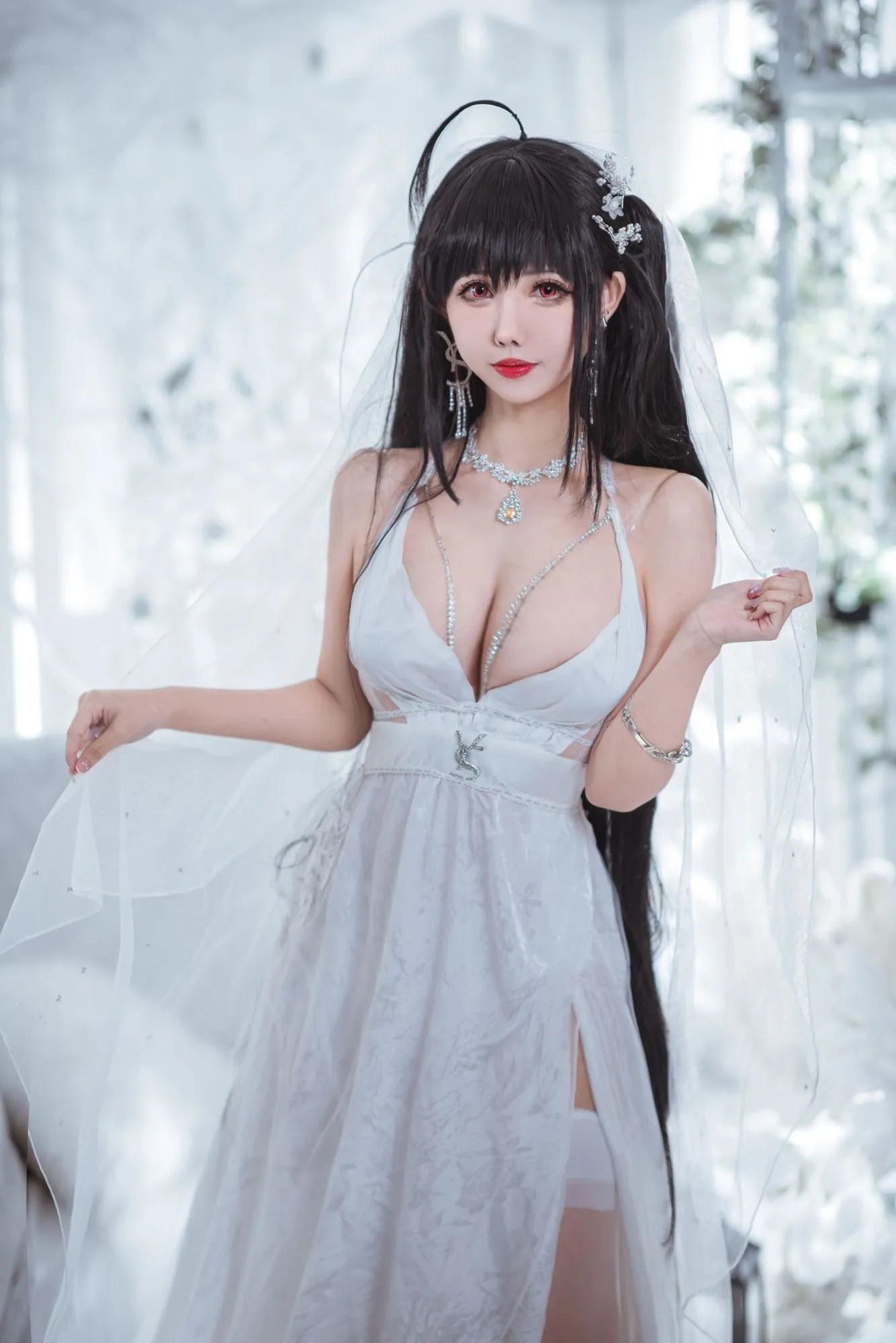 图片[3]-No.008-大凤纯白婚纱 [30P]-coswz-cos王者