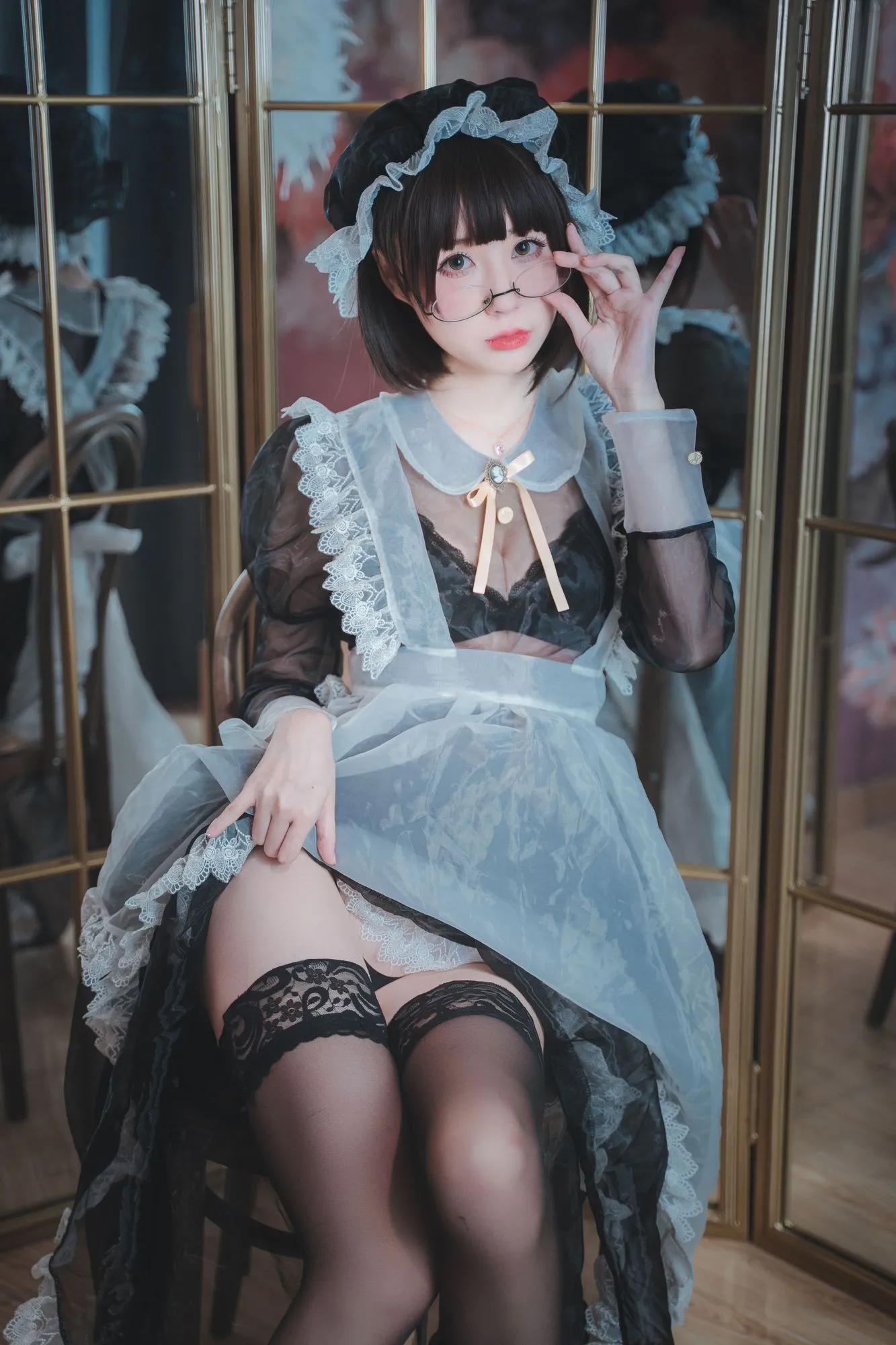 图片[2]-No.008-透明女仆 [50P 2V]-coswz-cos王者