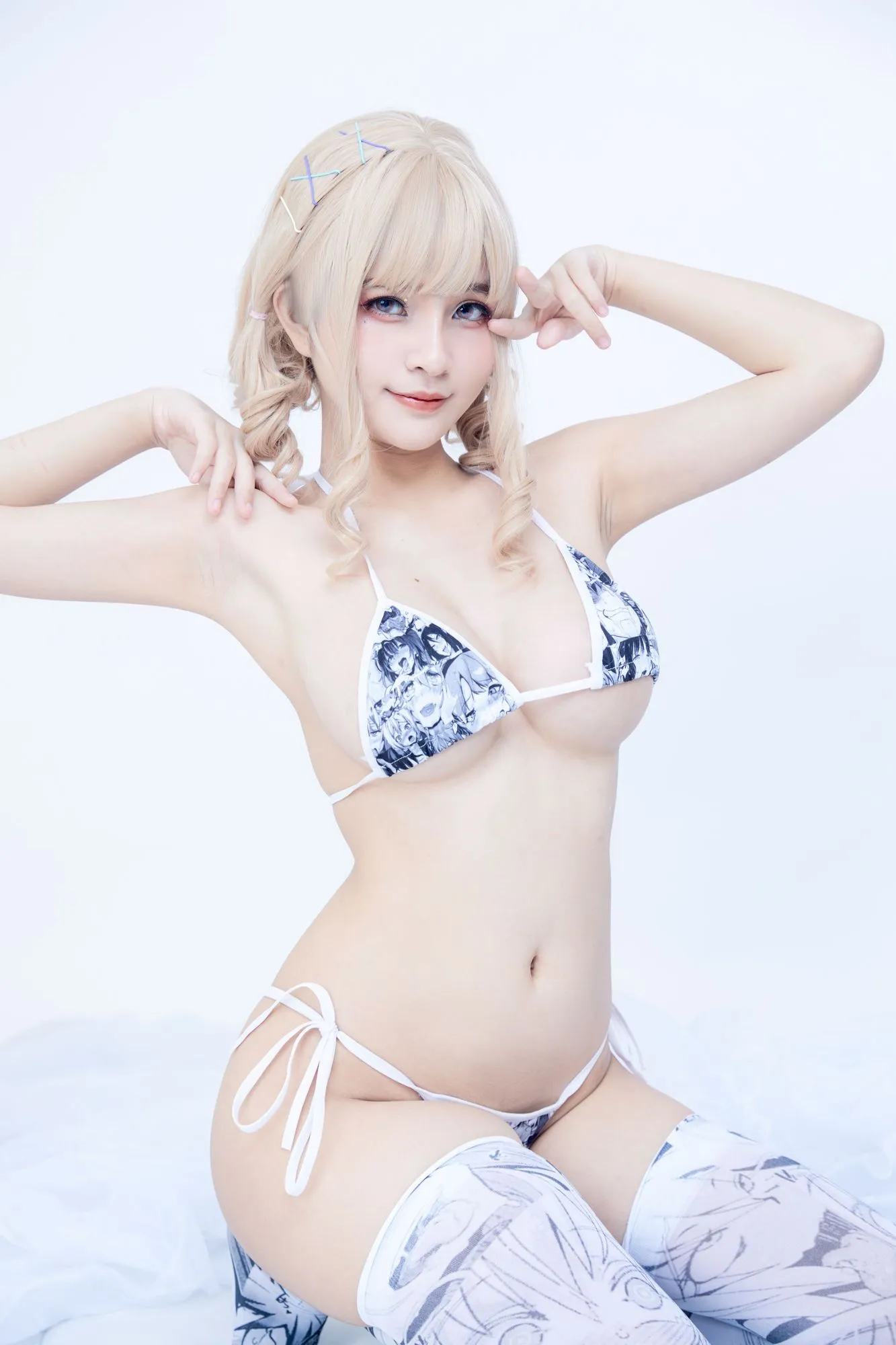 图片[4]-No.009-Ahegao Bikini [21P]-coswz-cos王者