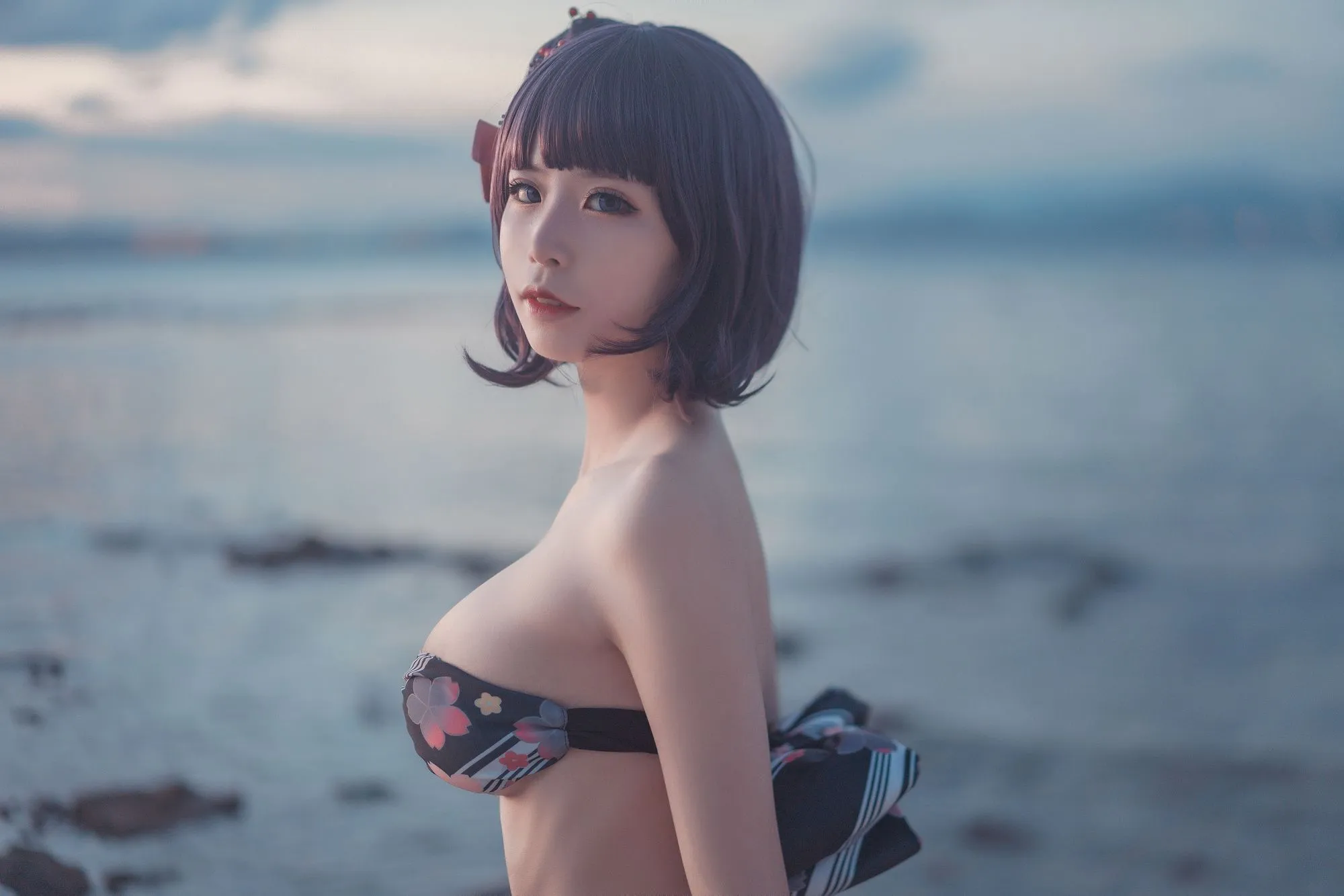 图片[2]-No.010-葛饰北斋 泳装 [21P]-coswz-cos王者