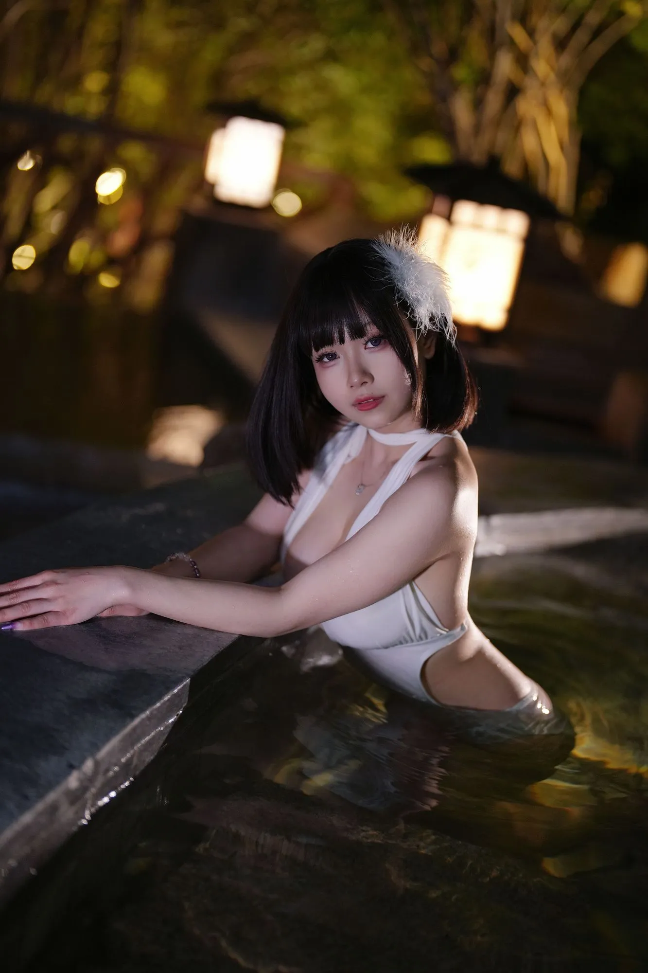 No.011-夏日白色泳装 [23P 1V]-图妖社