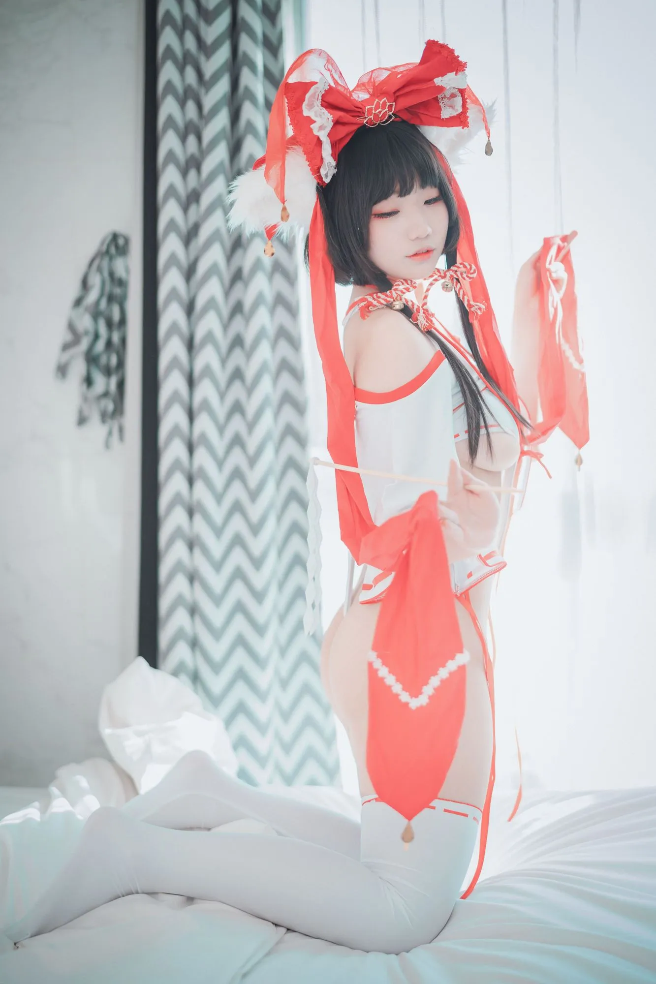 图片[2]-No.013-[DJAWA] Kitsune Miko (A ver) [65P]-coswz-cos王者