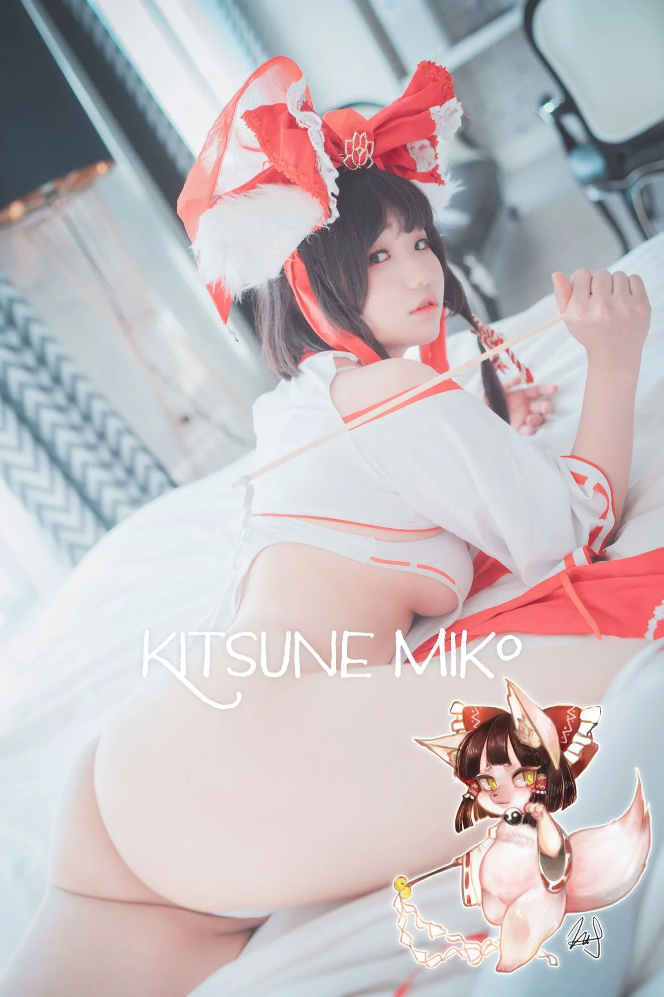 图片[4]-No.013-[DJAWA] Kitsune Miko (A ver) [65P]-coswz-cos王者