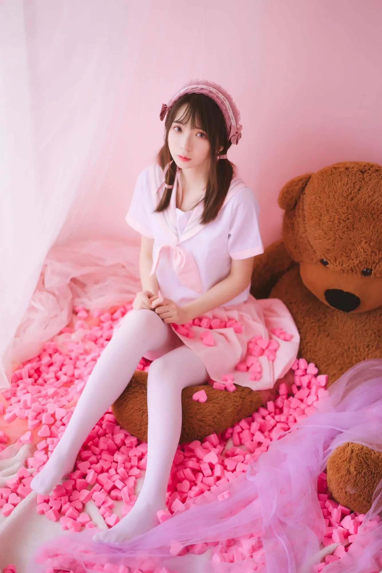 No.015-丝袜狂想曲(粉) [54P]-图妖社