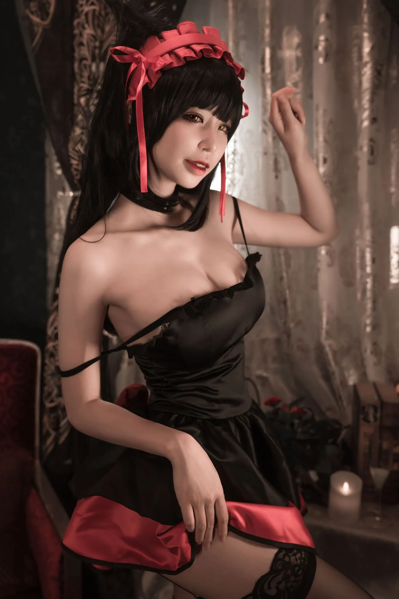 图片[2]-No.016-狂三 猫咪内衣 [9P]-coswz-cos王者