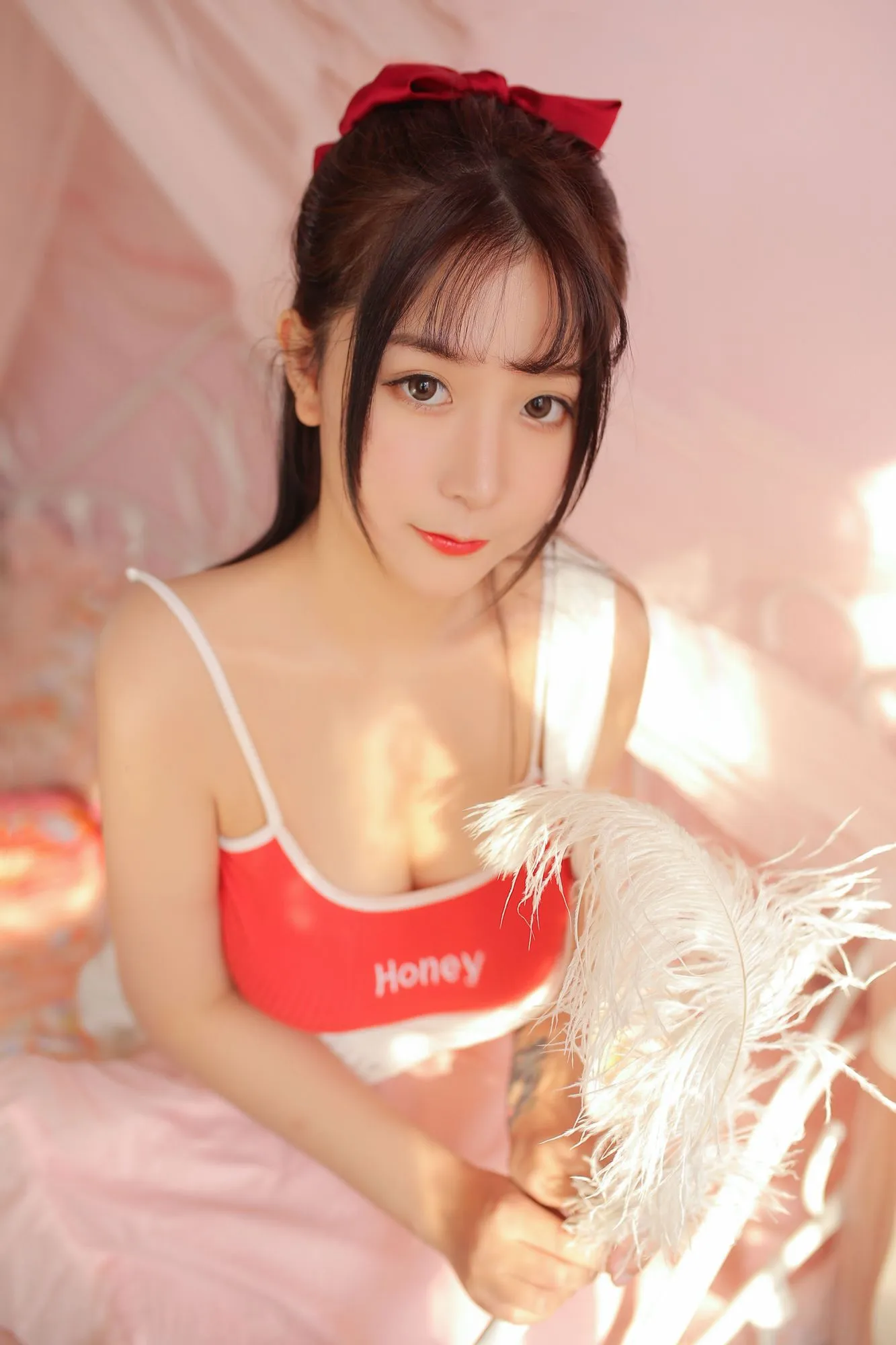 图片[2]-No.016-红色吊带 [18P]-coswz-cos王者