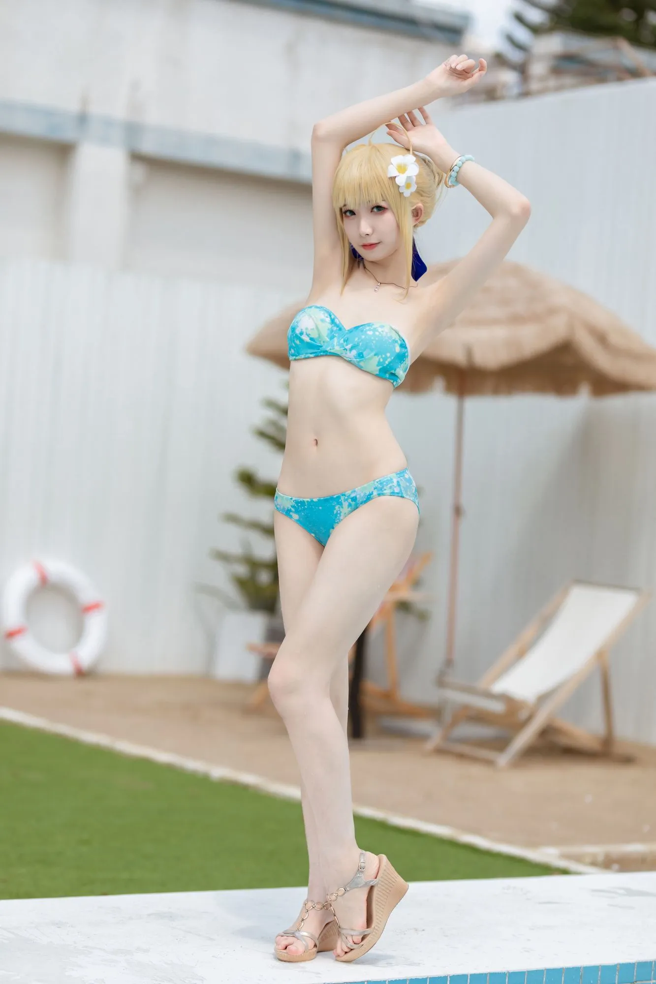 图片[2]-No.016-saber水着 [49P]-coswz-cos王者