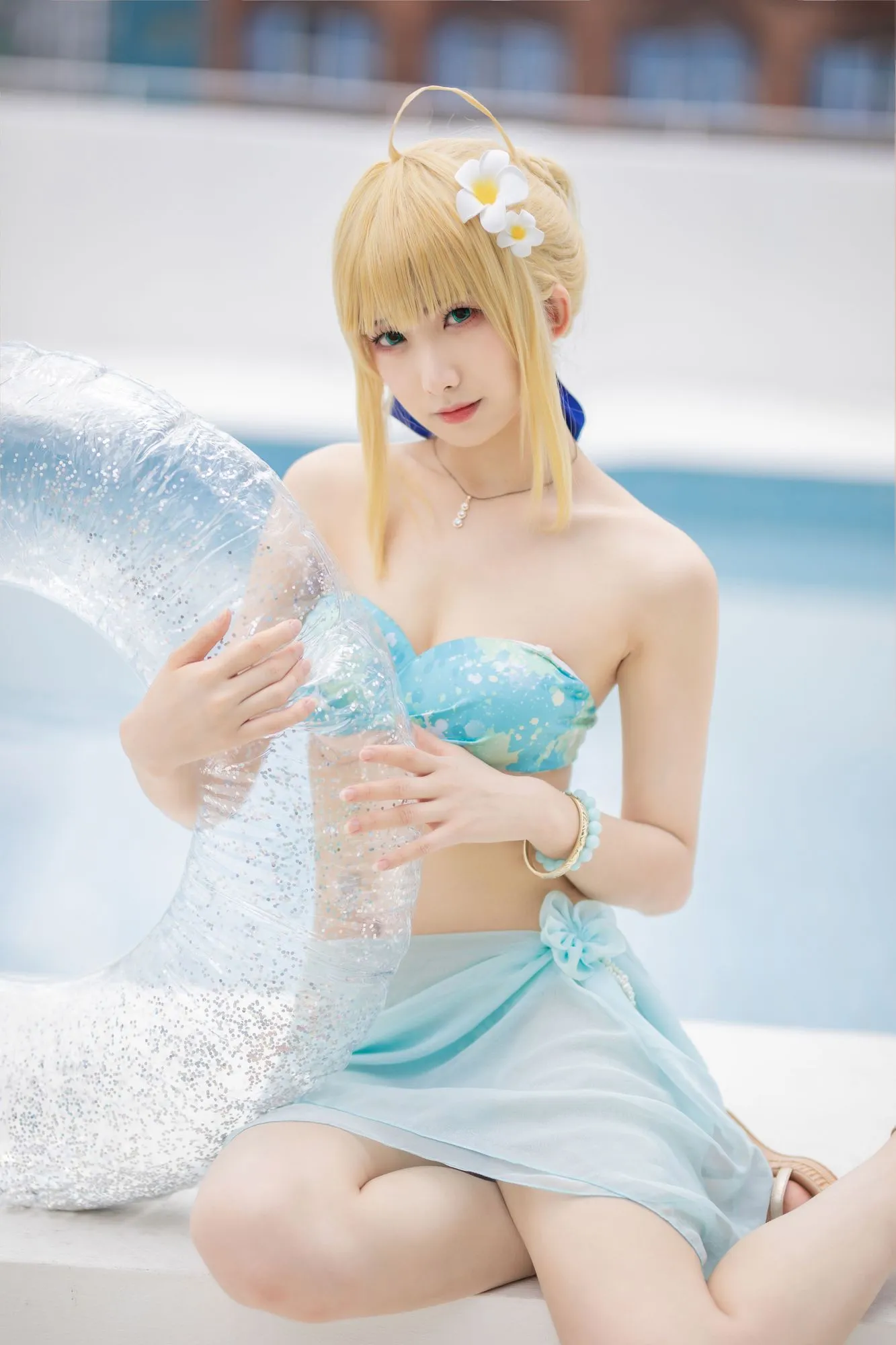图片[4]-No.016-saber水着 [49P]-coswz-cos王者