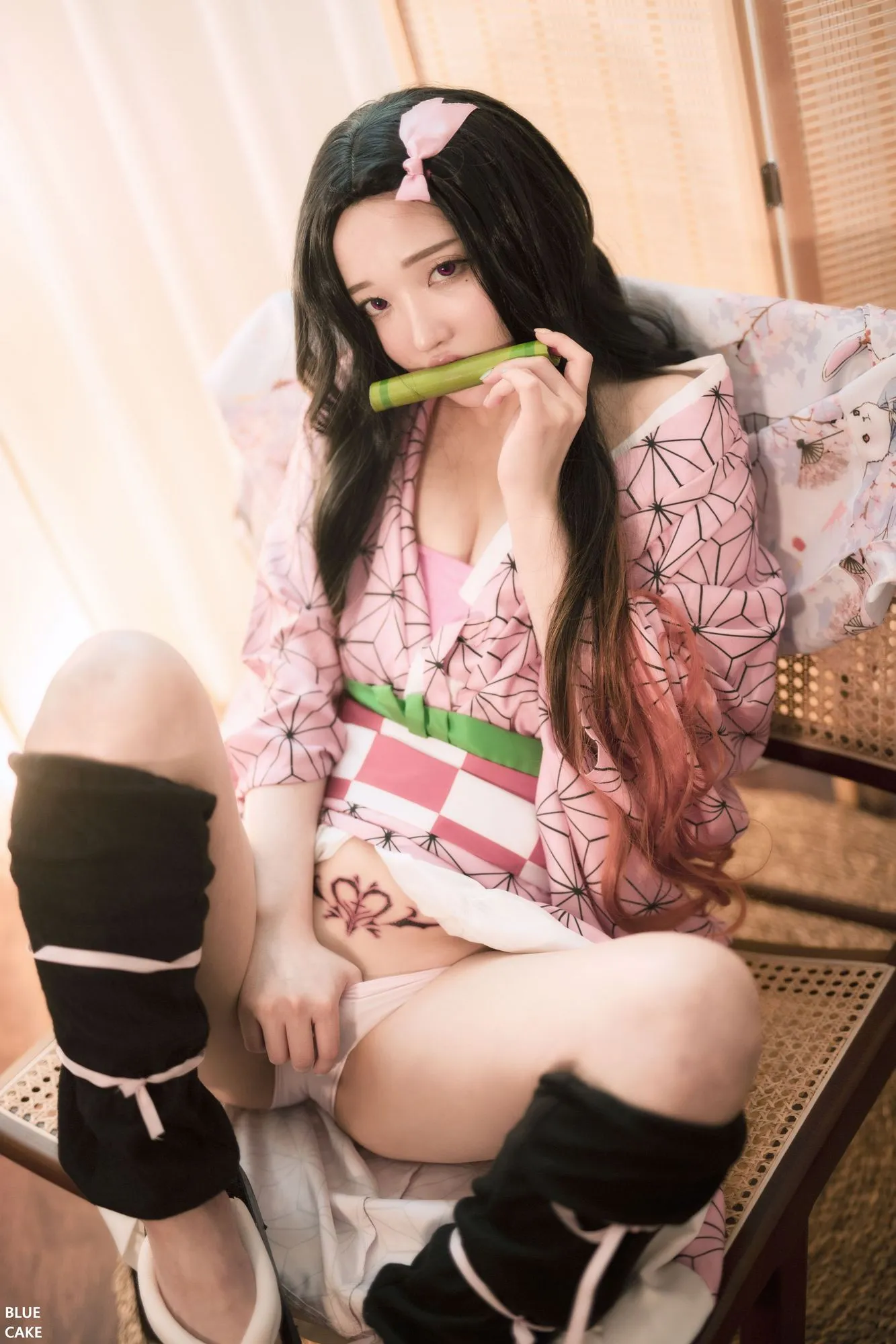 图片[2]-No.021-[BLUECAKE] PINK ONI [100P]-coswz-cos王者