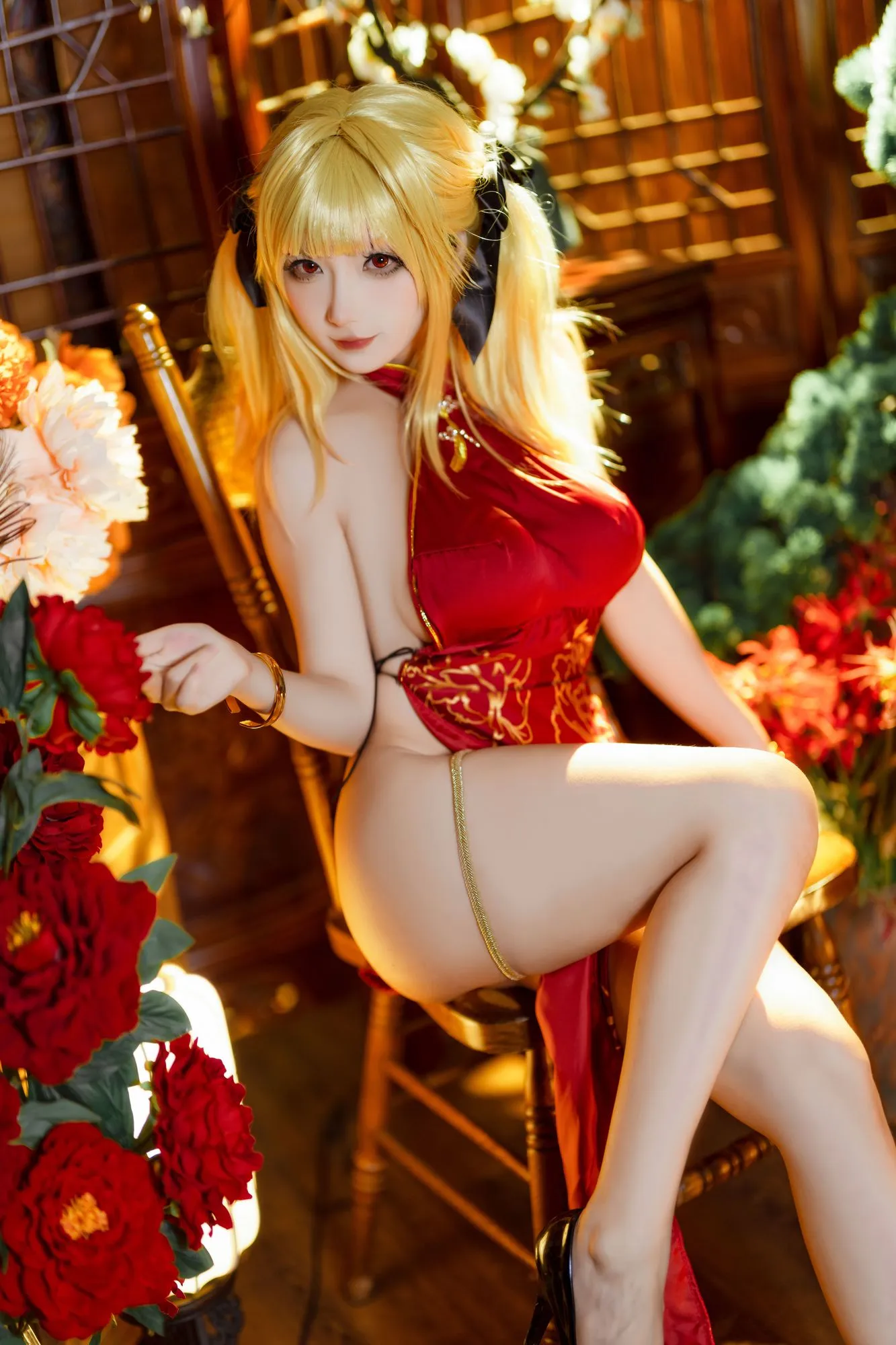 图片[3]-No.024 – 佣兵金发旗袍 [54P]-coswz-cos王者