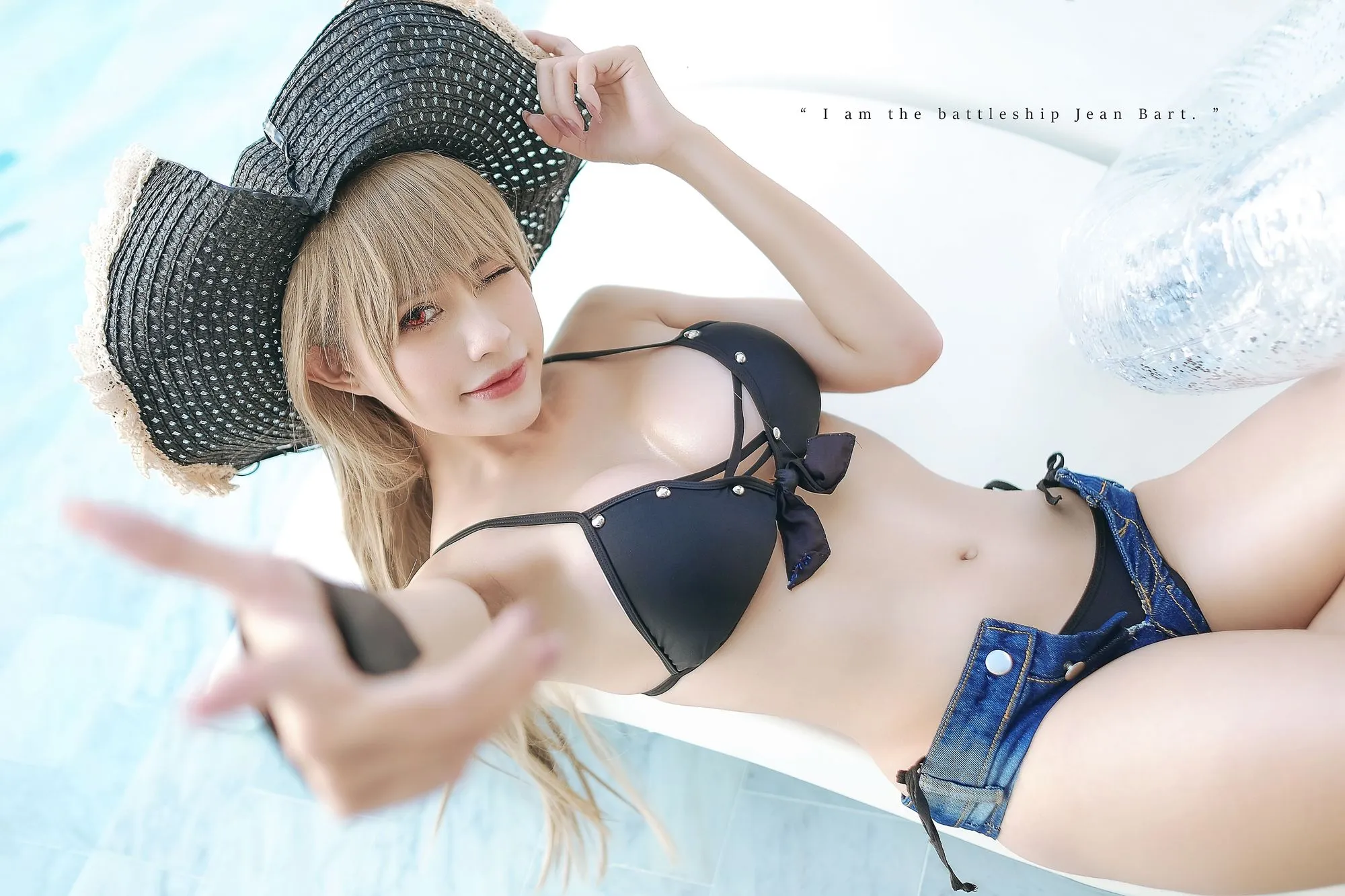 图片[2]-No.024-Jean Bart Swimsuit [12P]-coswz-cos王者