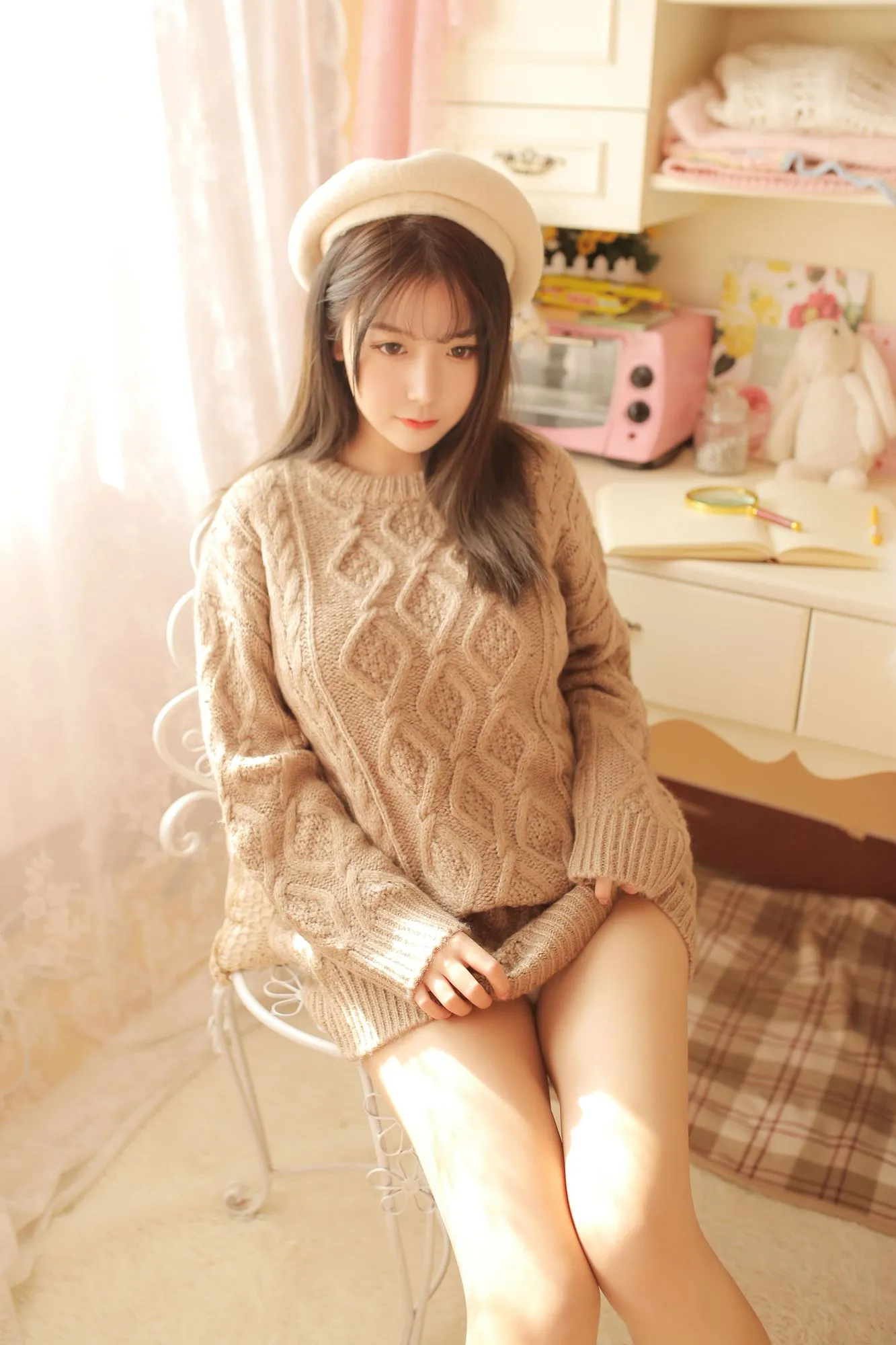 图片[3]-No.025-驼色毛衣 [34P]-coswz-cos王者