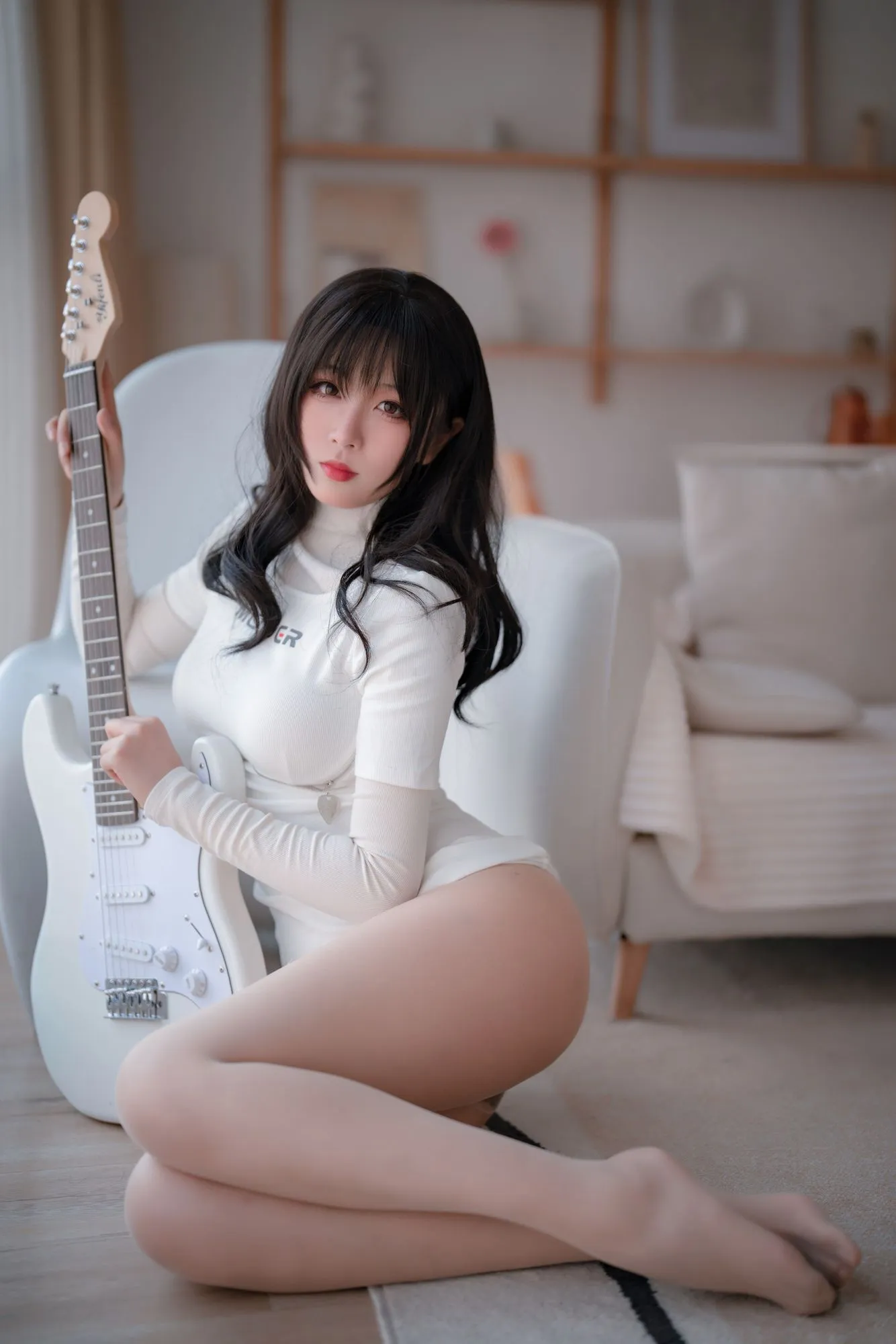 图片[2]-No.027-吉他妹妹 肉丝套 [61P]-coswz-cos王者