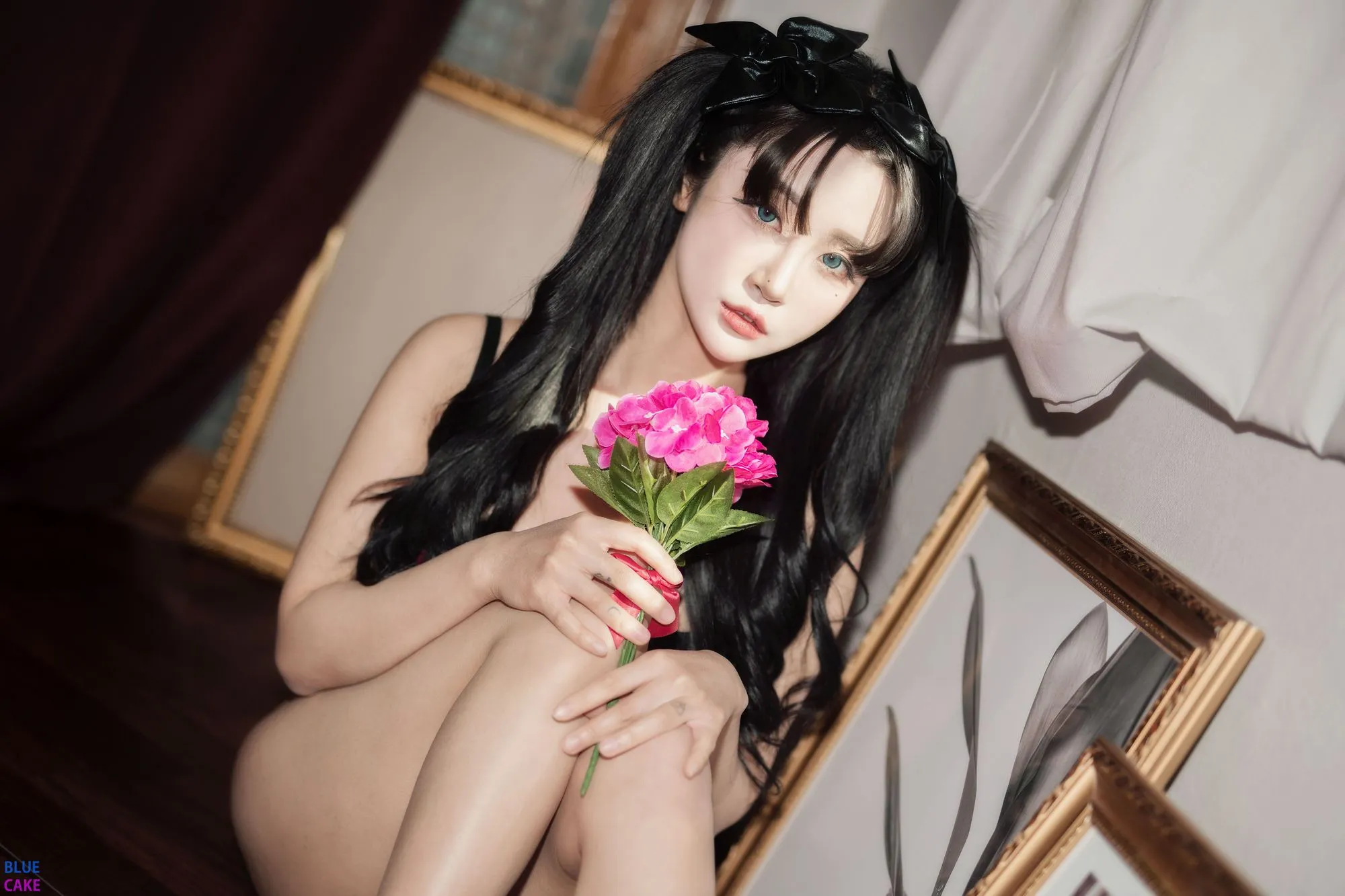 图片[3]-No.029-[BLUECAKE] Fate Saber x Thosaka Rin -Lingerie ver- [128P]-coswz-cos王者