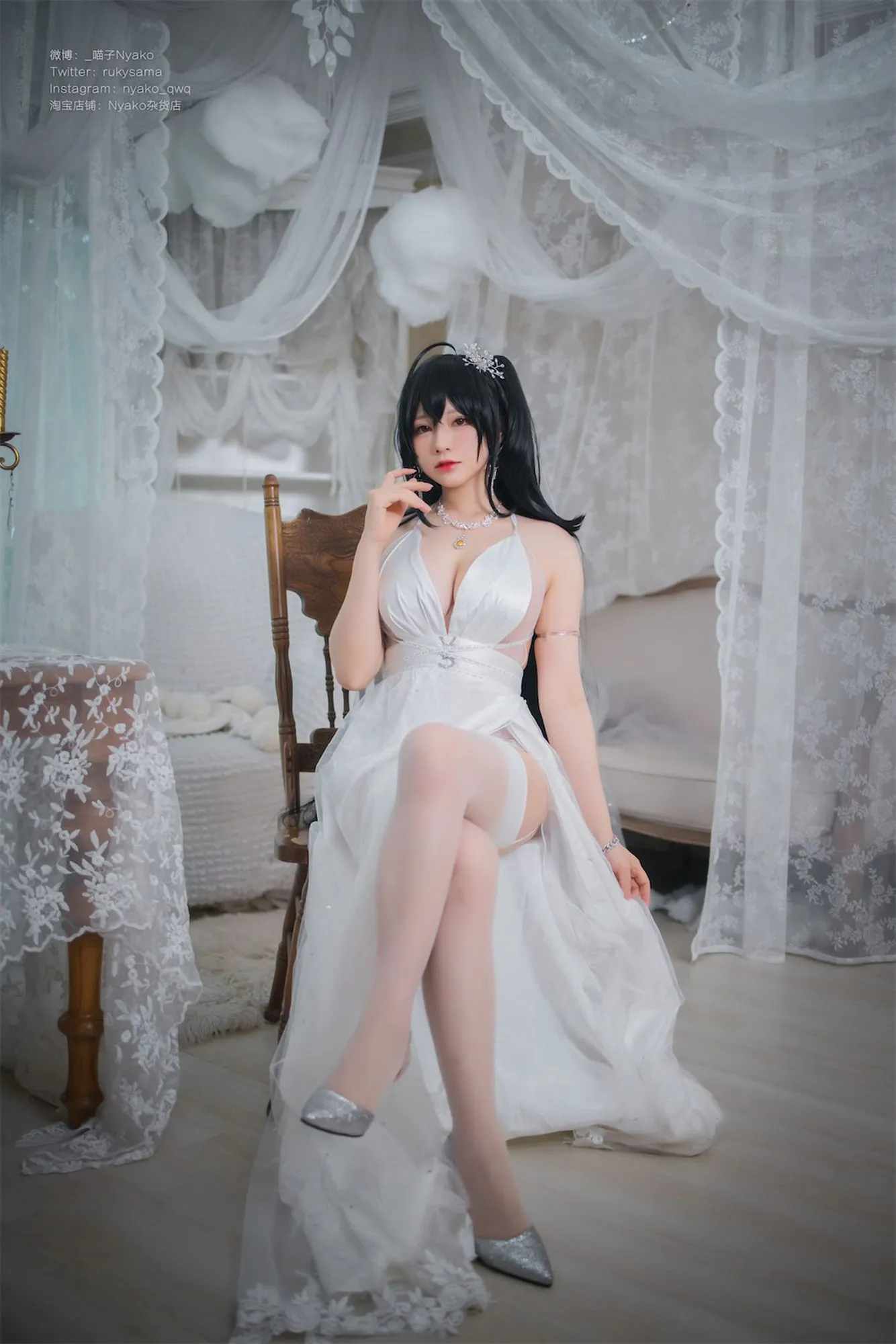 No.038-大凤纯白婚纱 [65P]-图妖社