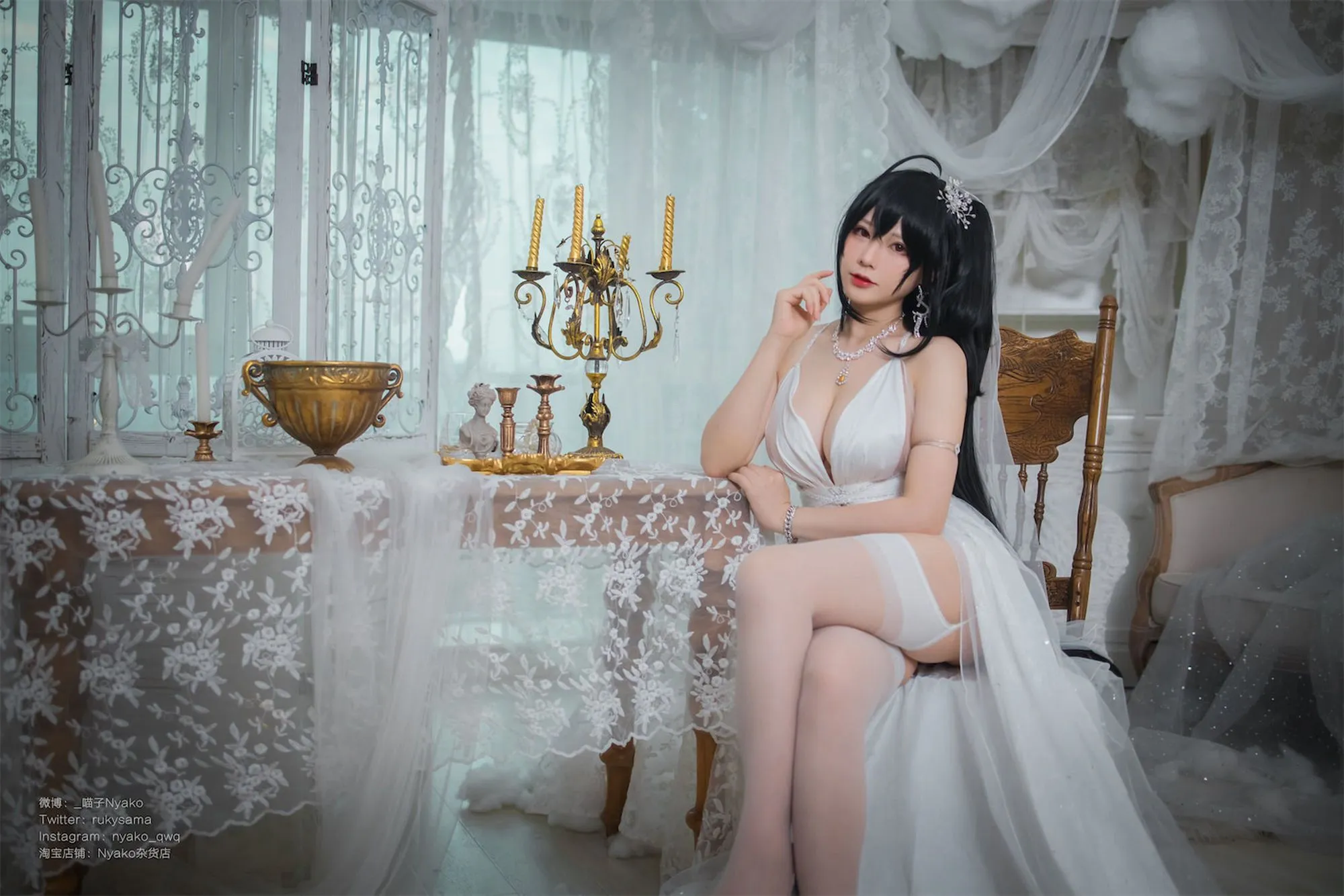 图片[2]-No.038-大凤纯白婚纱 [65P]-coswz-cos王者