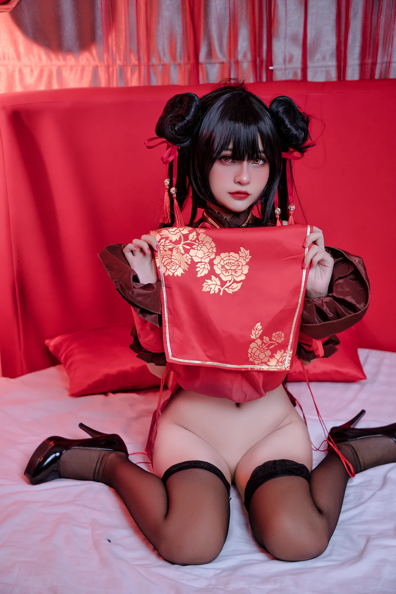 图片[4]-No.038-狂三旗袍 [14P]-coswz-cos王者