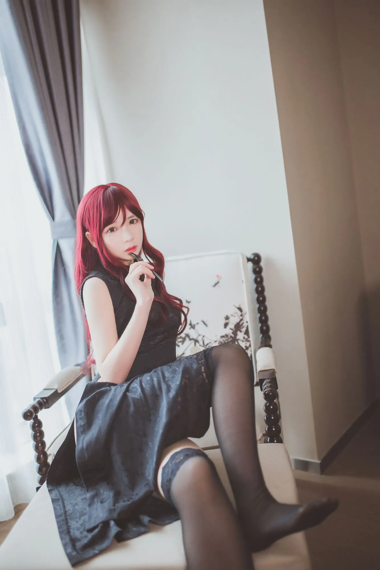 No.039-黑色旗袍 [31P]-图妖社