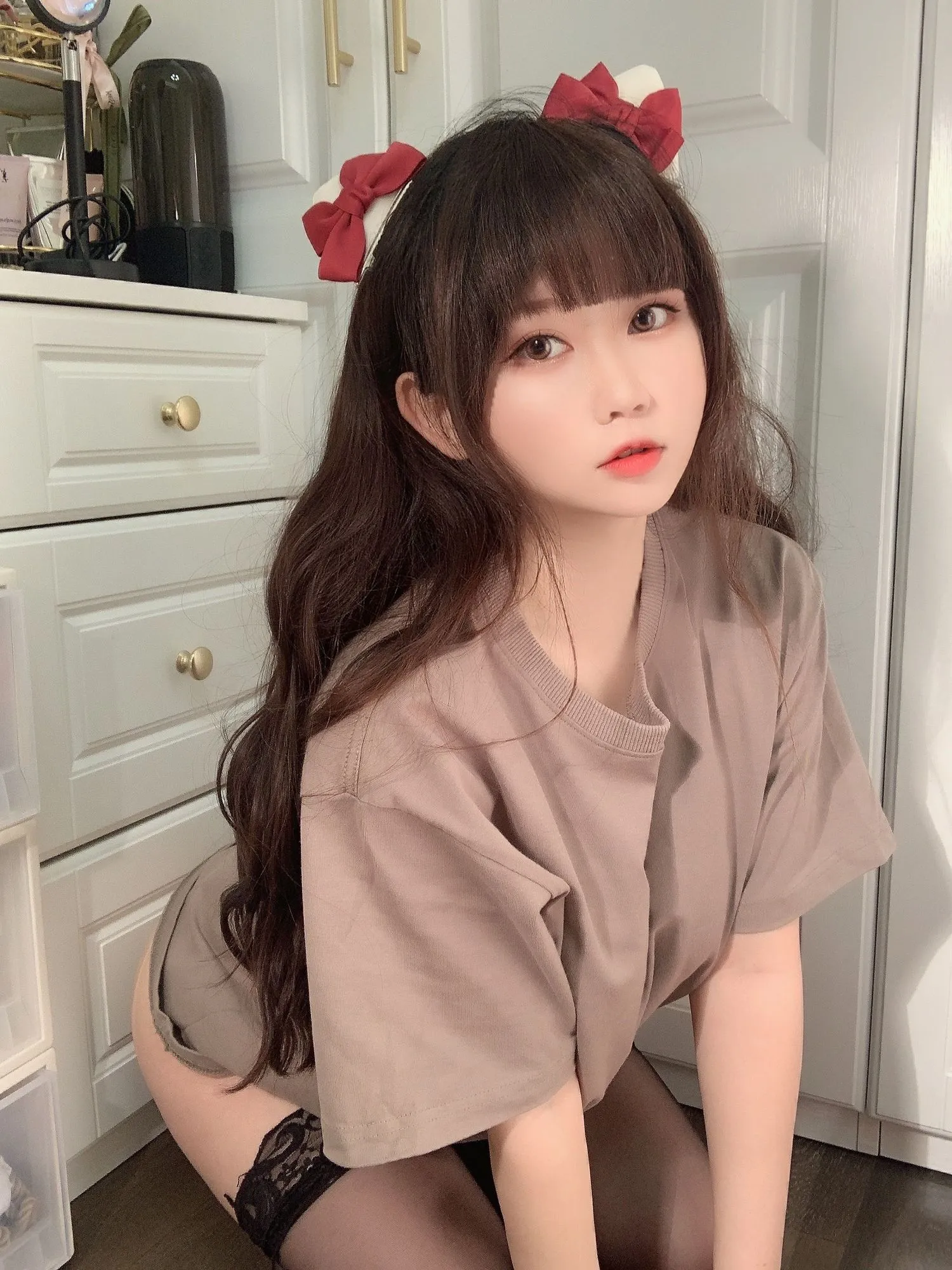 图片[3]-No.040-T恤底下 [31P 2V]-coswz-cos王者