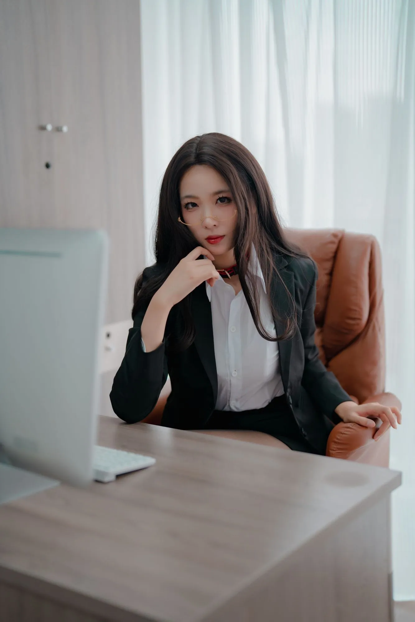 图片[2]-No.041-女社长 [108P 1V]-coswz-cos王者