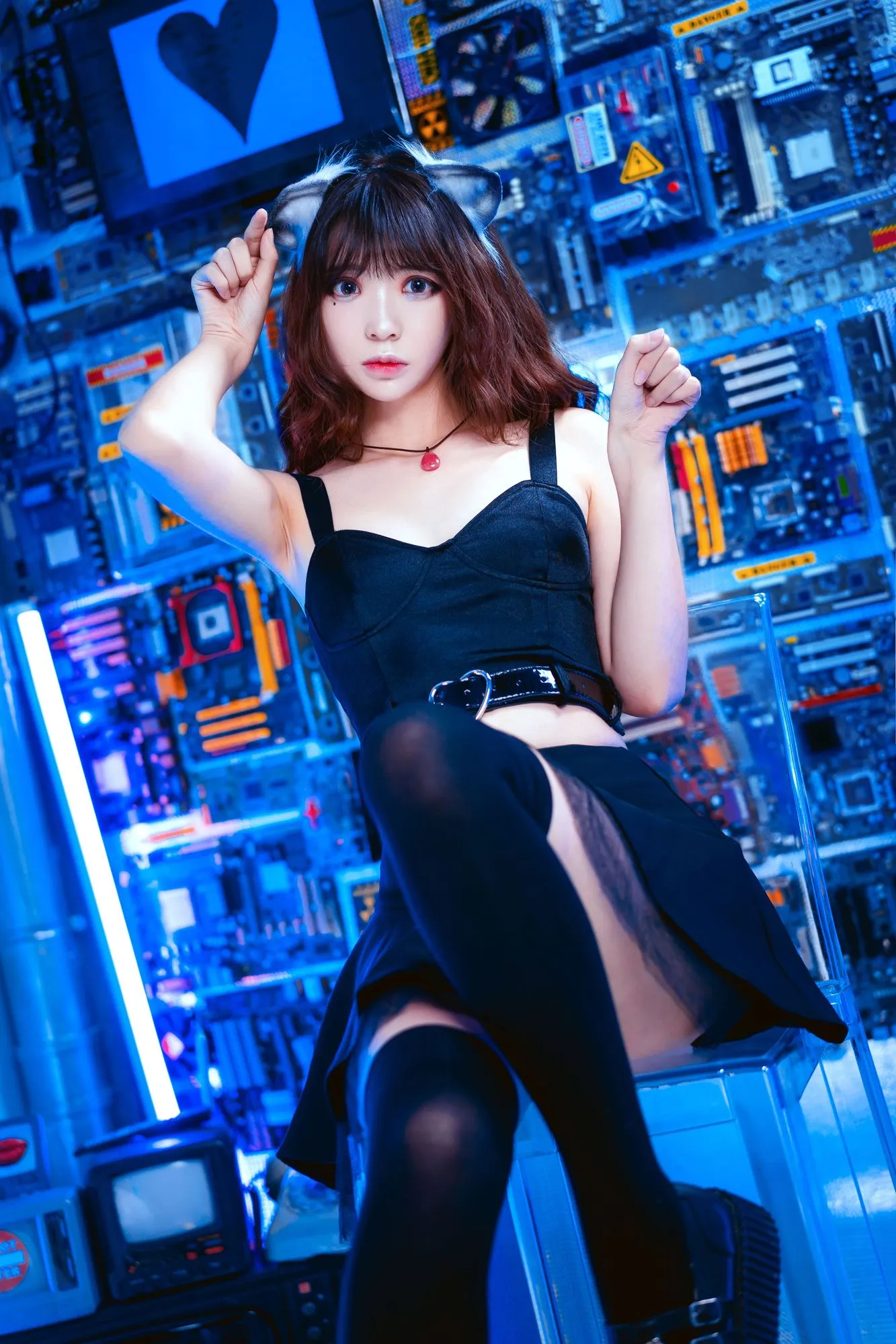 图片[2]-No.042-幻象蓝猫 [28P]-coswz-cos王者