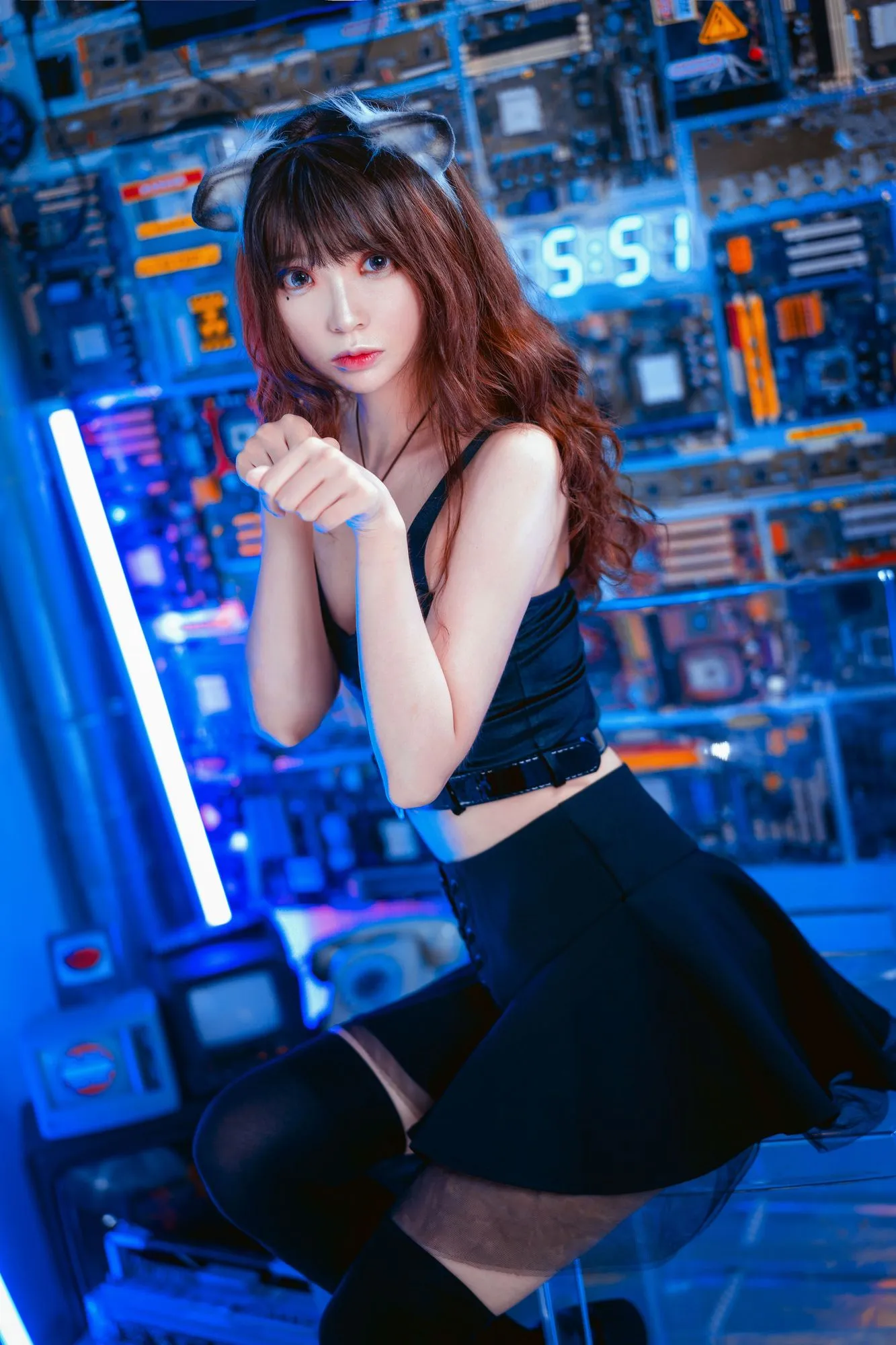 图片[3]-No.042-幻象蓝猫 [28P]-coswz-cos王者