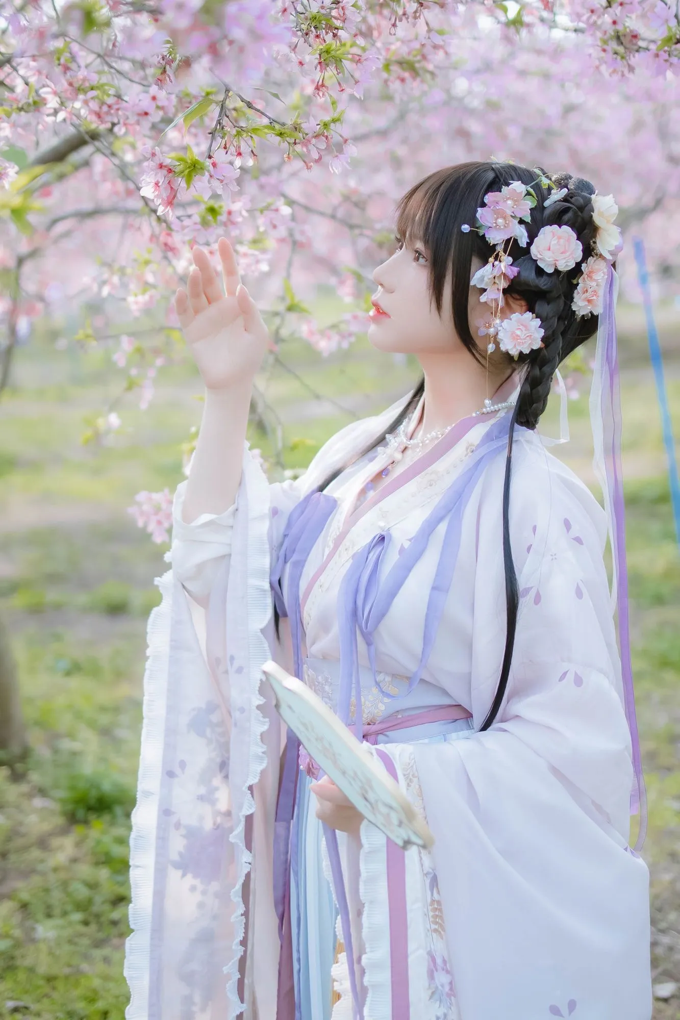 No.043-樱花汉服 花神祈愿 [52P]-图妖社