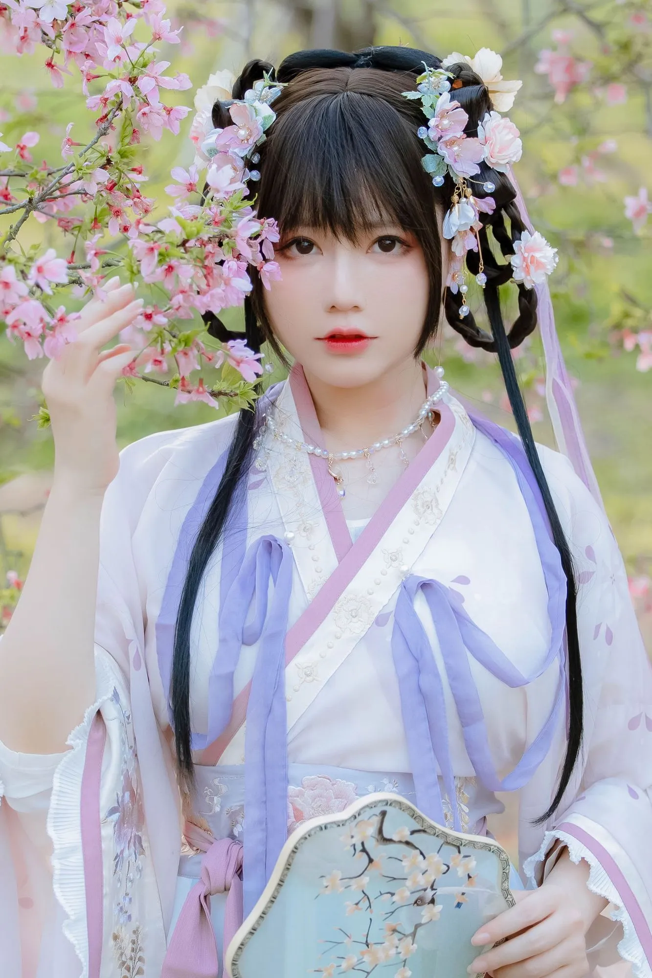 图片[5]-No.043-樱花汉服 花神祈愿 [52P]-coswz-cos王者
