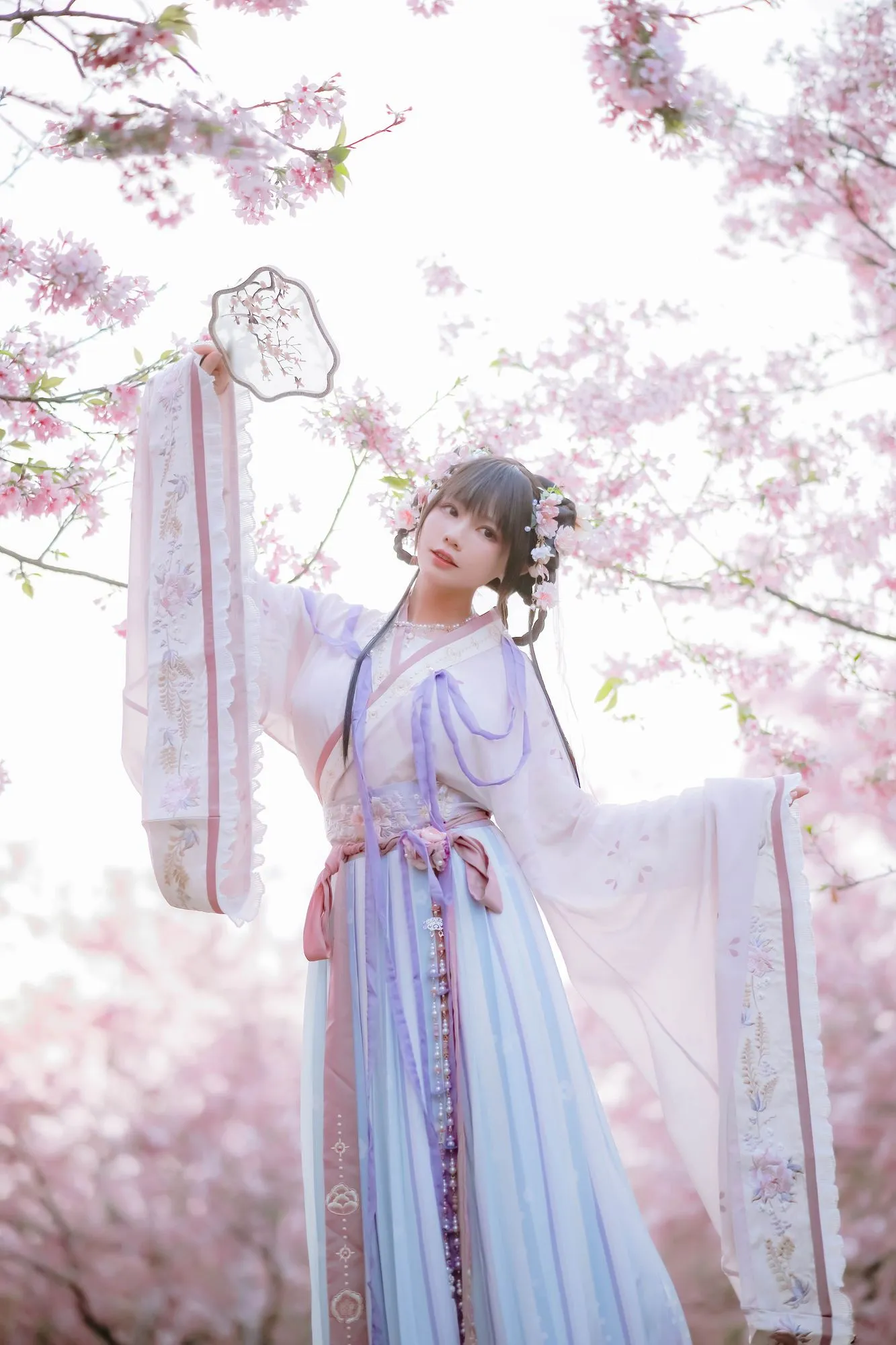 图片[4]-No.043-樱花汉服 花神祈愿 [52P]-coswz-cos王者