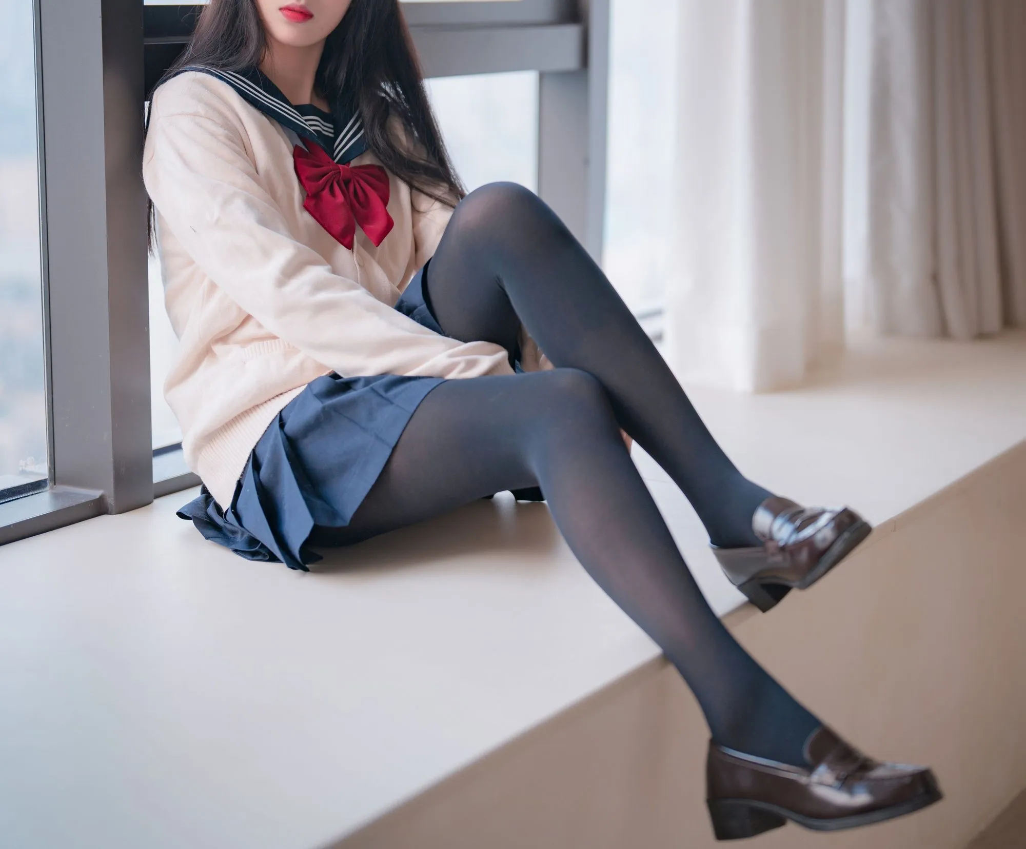 图片[5]-No.046 – 厚裤袜JK [44P]-coswz-cos王者