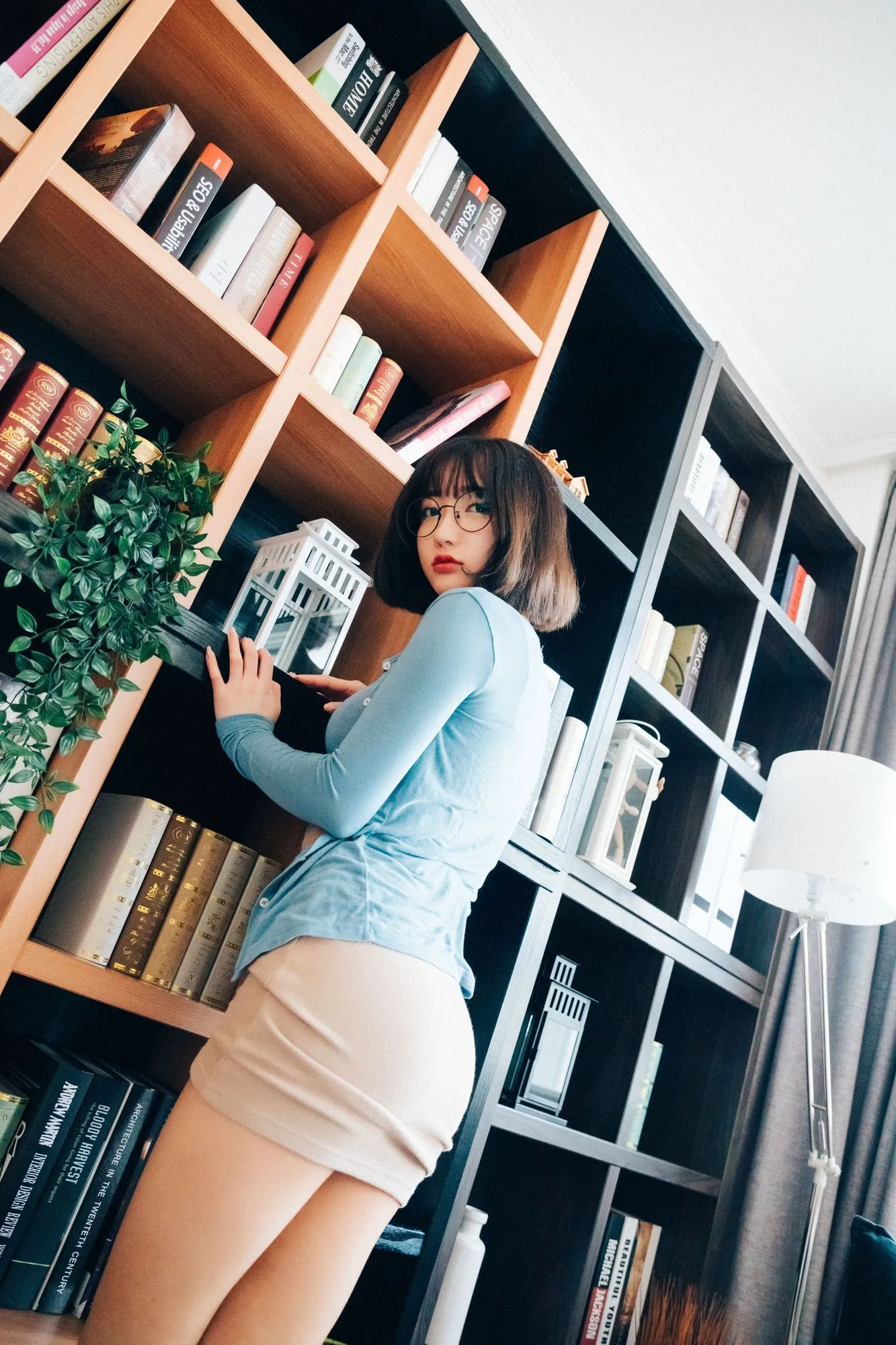 图片[3]-No.060-[Loozy] Librarian Girl [82P 2V]-coswz-cos王者