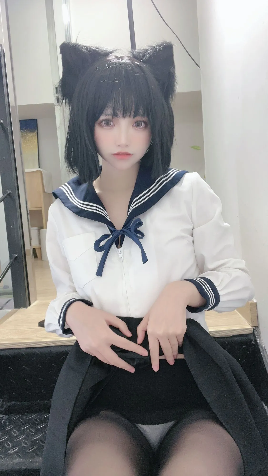图片[4]-No.075-2022新春生日本04 制服少女 [80P 5V]-coswz-cos王者