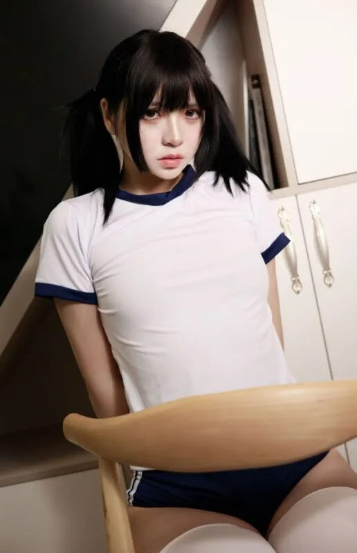 图片[2]-No.081-白色情人节福袋 体操服 [40P]-coswz-cos王者