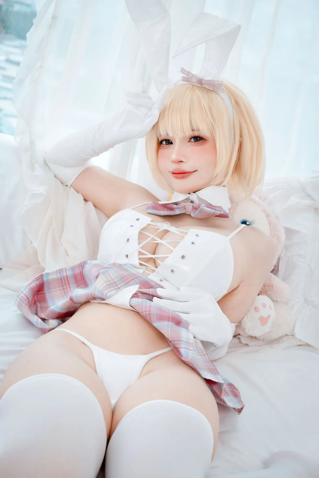 图片[6]-No.088 – White Bunny Girl [20P]-coswz-cos王者