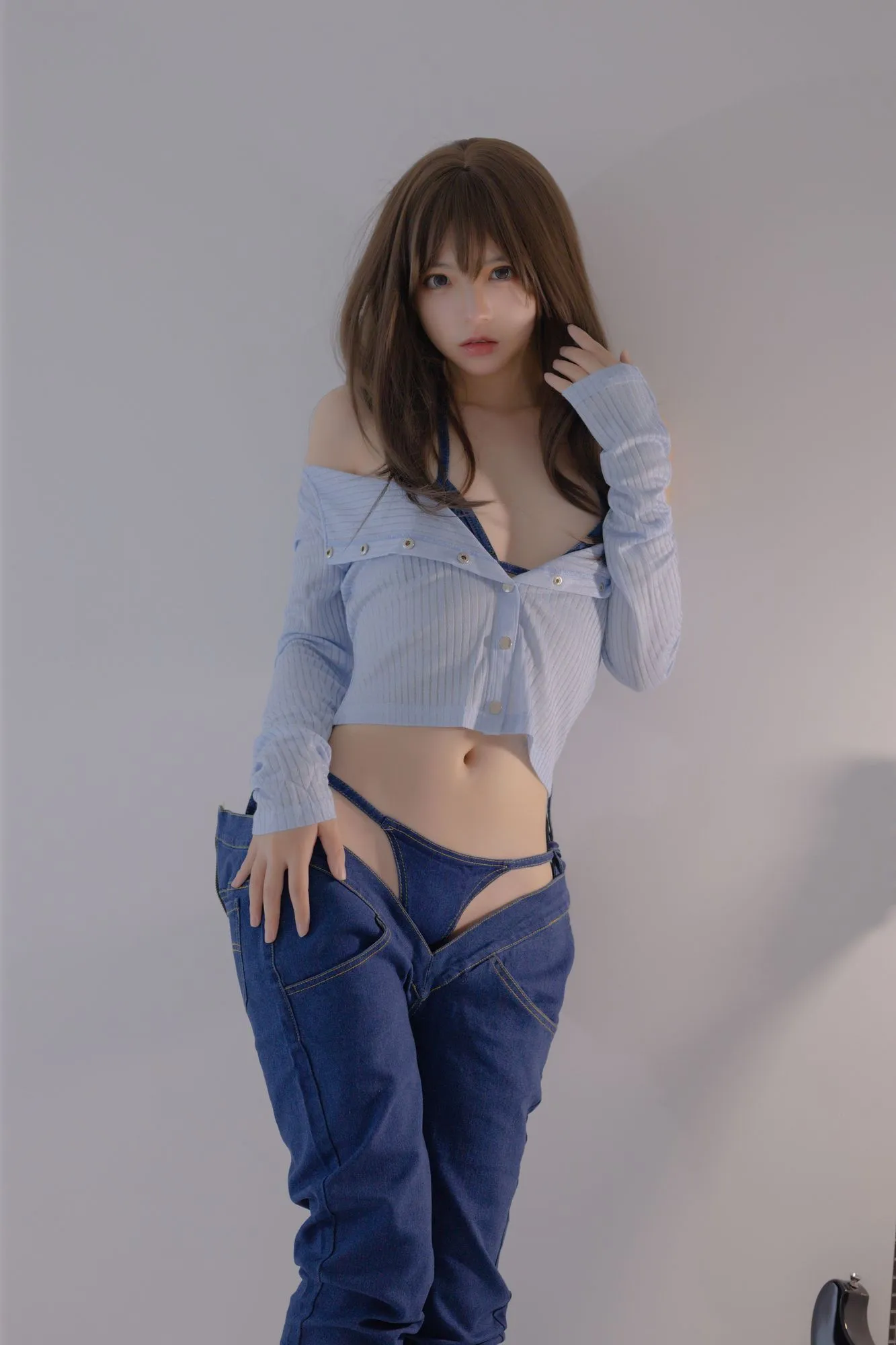 No.097-2022夏日限定A本 吉他妹妹 牛仔裤 [20P]-图妖社