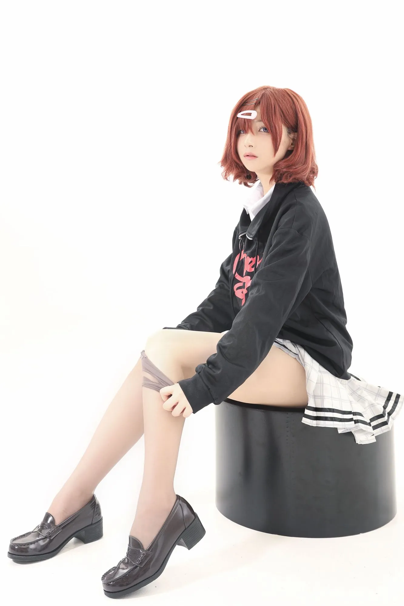 图片[2]-No.001-樋口円香灰丝 [25P]-coswz-cos王者