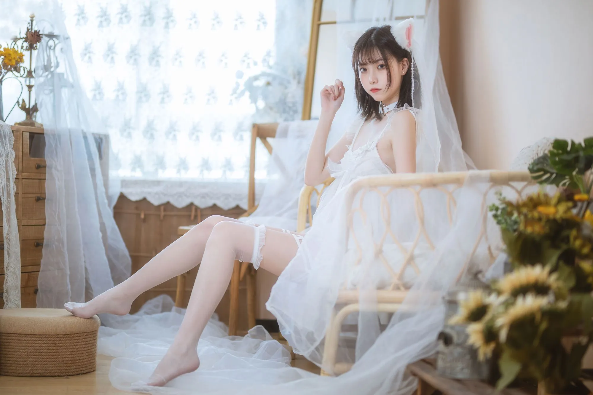No.003-少女白色裙 [41P]-图妖社