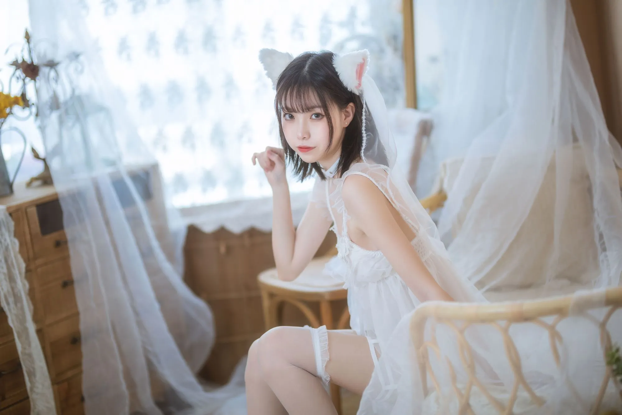 图片[3]-No.003-少女白色裙 [41P]-coswz-cos王者