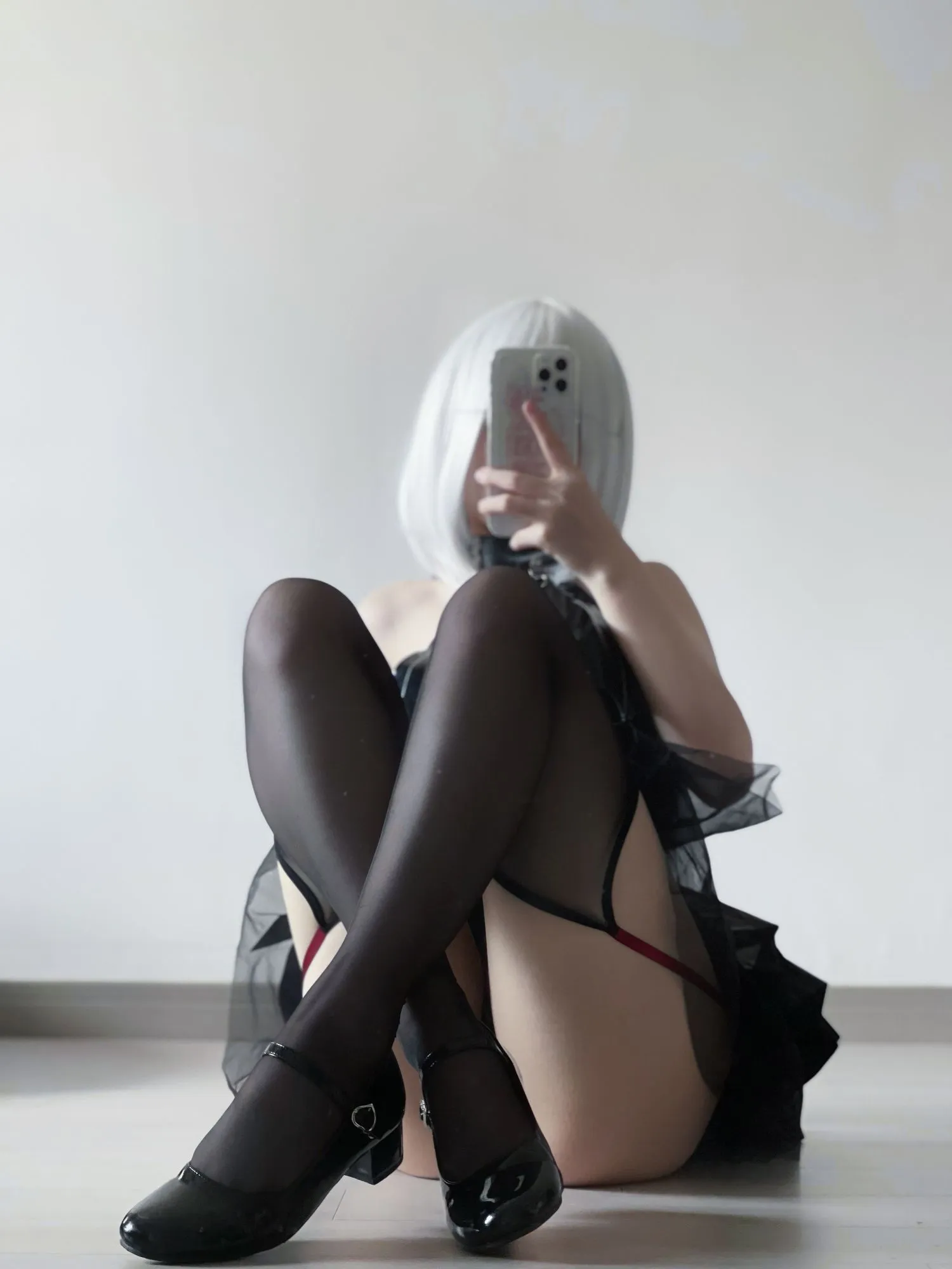 图片[4]-No.007-吊带袜恶魔 [47P]-coswz-cos王者