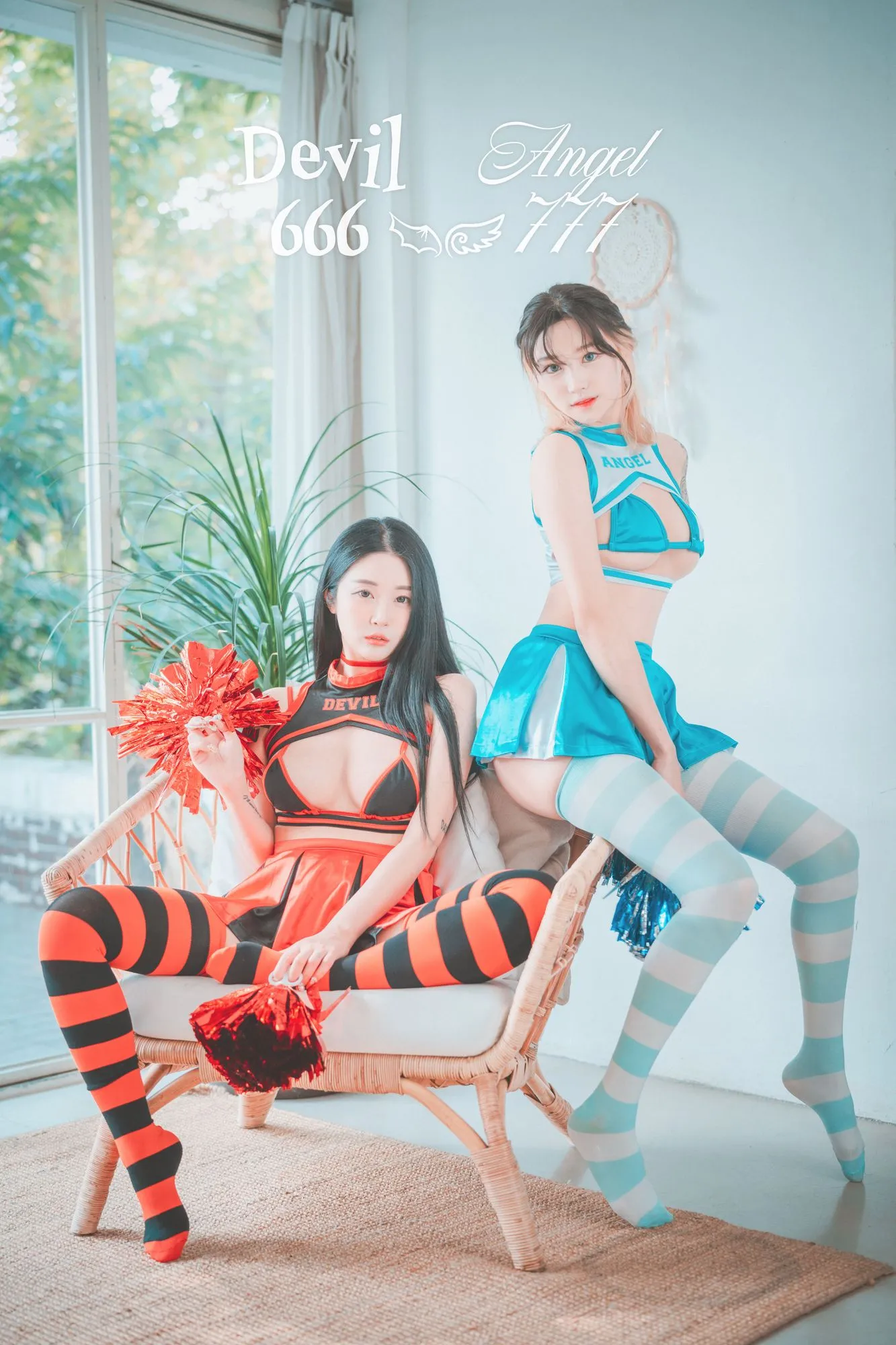 图片[4]-No.008-[DJAWA] Devil 666 & Angel 777(Bomi&Taeri) [81P]-coswz-cos王者